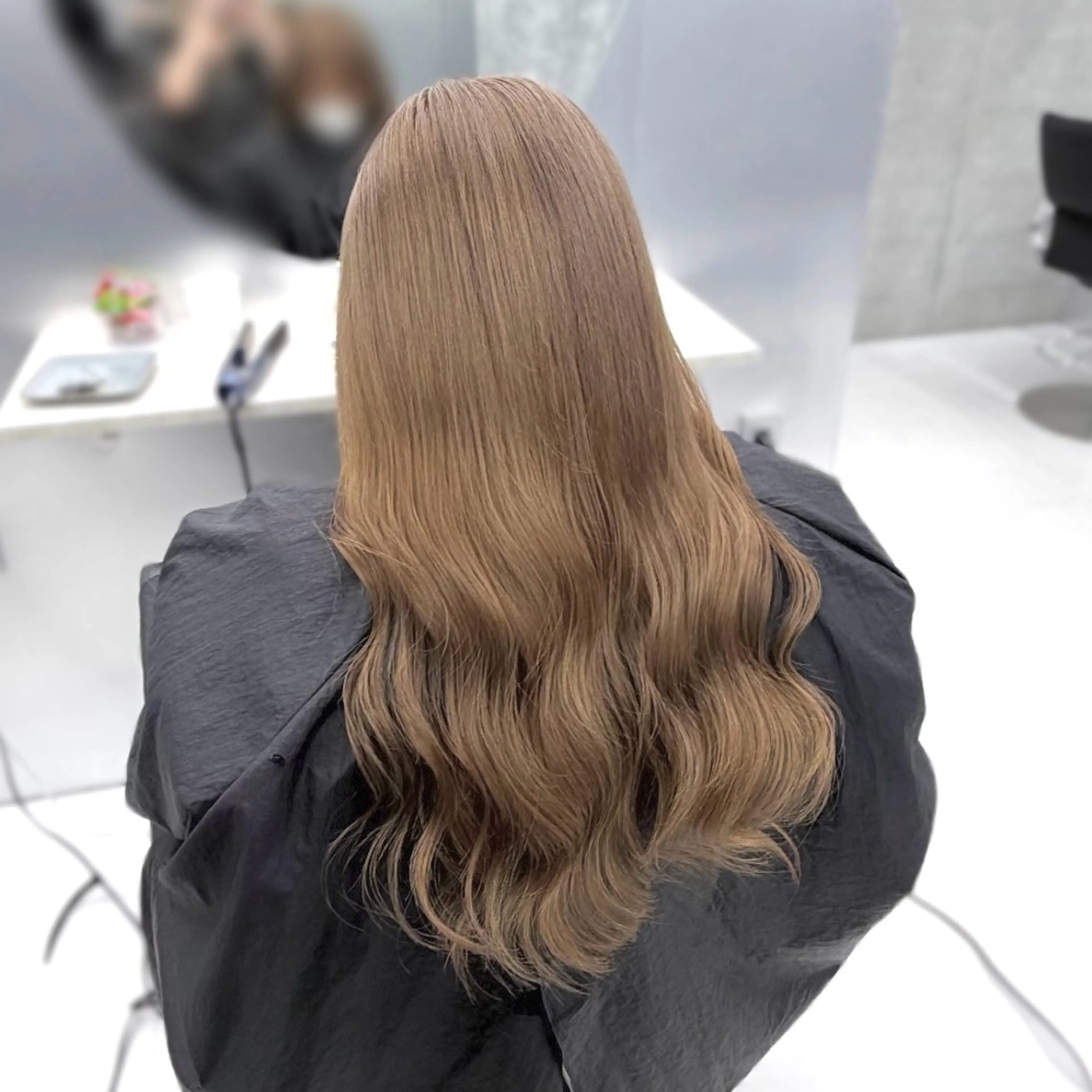 ロング カラー ヘアカラー トリートメント ʜᴀʀᴜᴋᴀ♱メンズ ウルフ/ブリーチのヘアスタイル