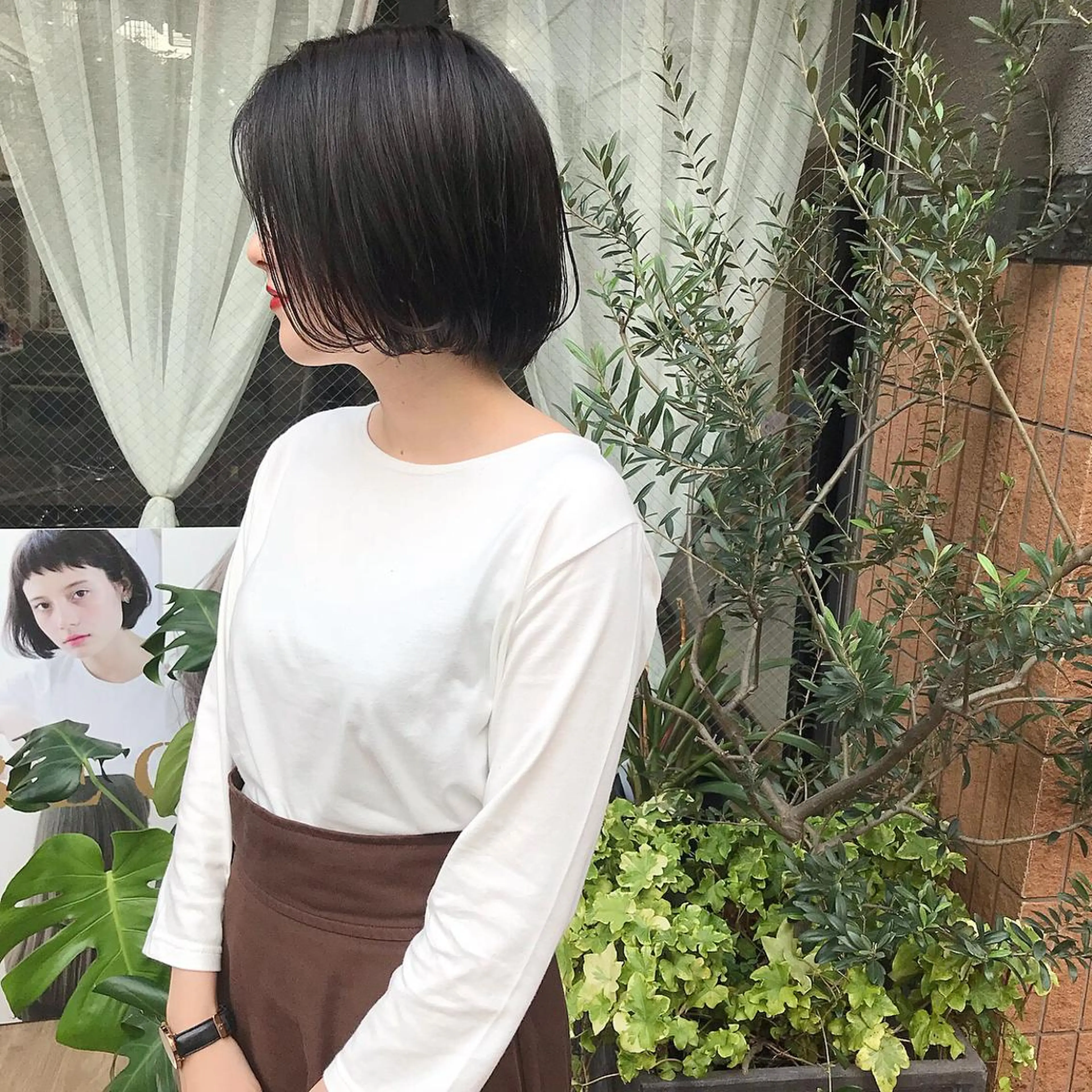 ショート ボブ salowin梅田所属・レイヤー/顔周り /AKARIのヘアスタイル