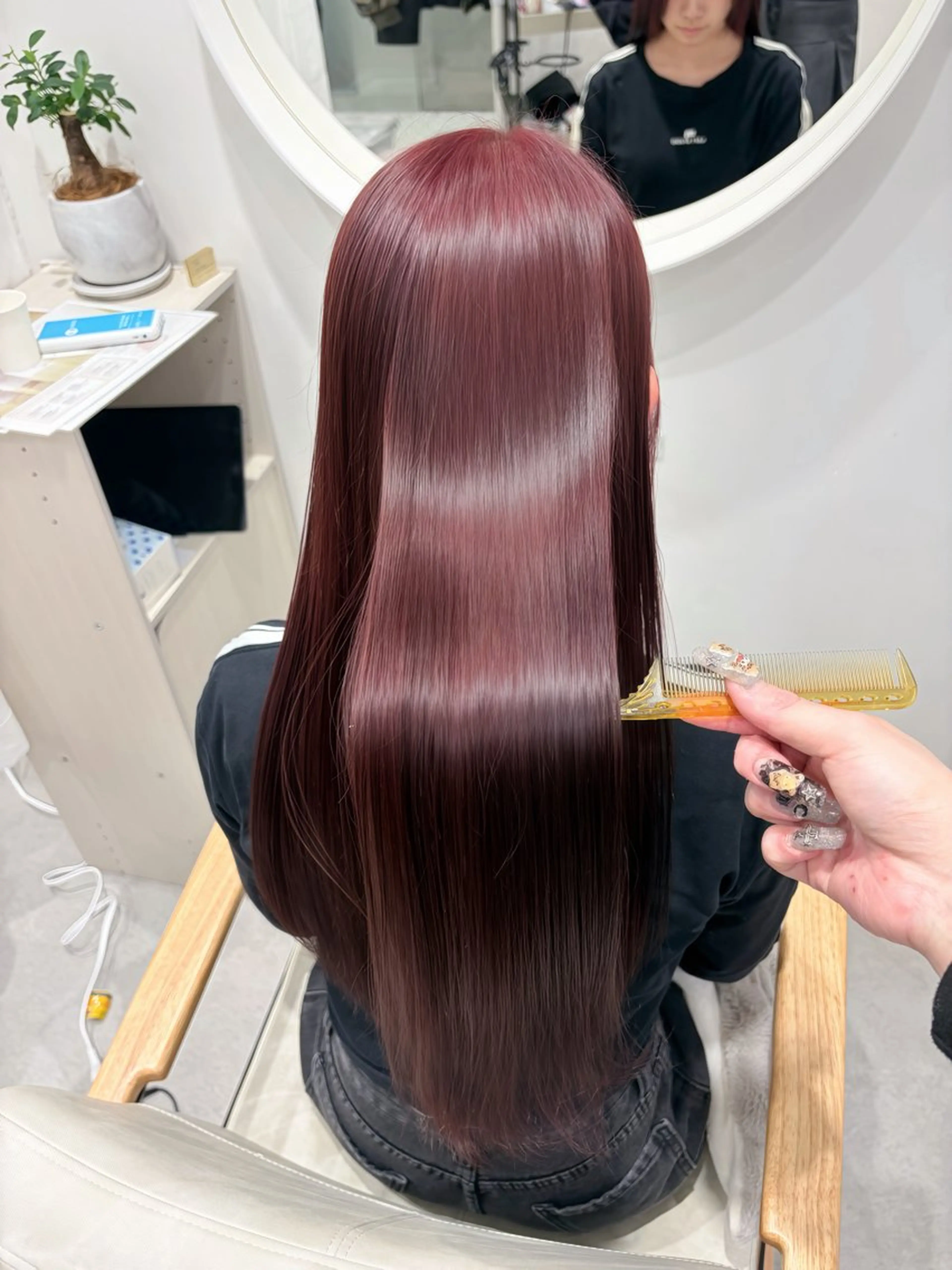 ブリーチなしダブルカラー➕カラーの写真