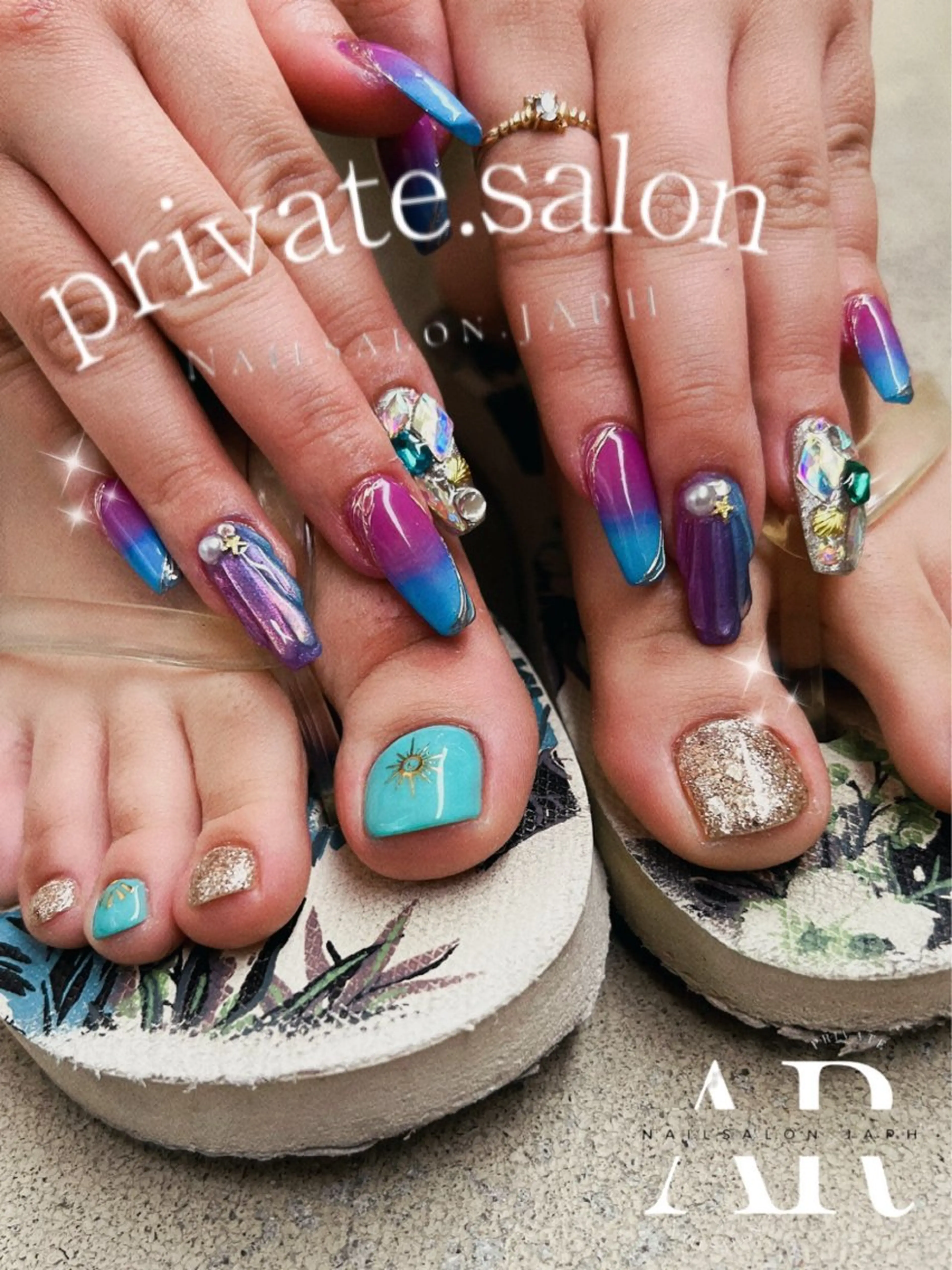 ネイル フットネイル NailSalon /JAPHのネイルデザイン