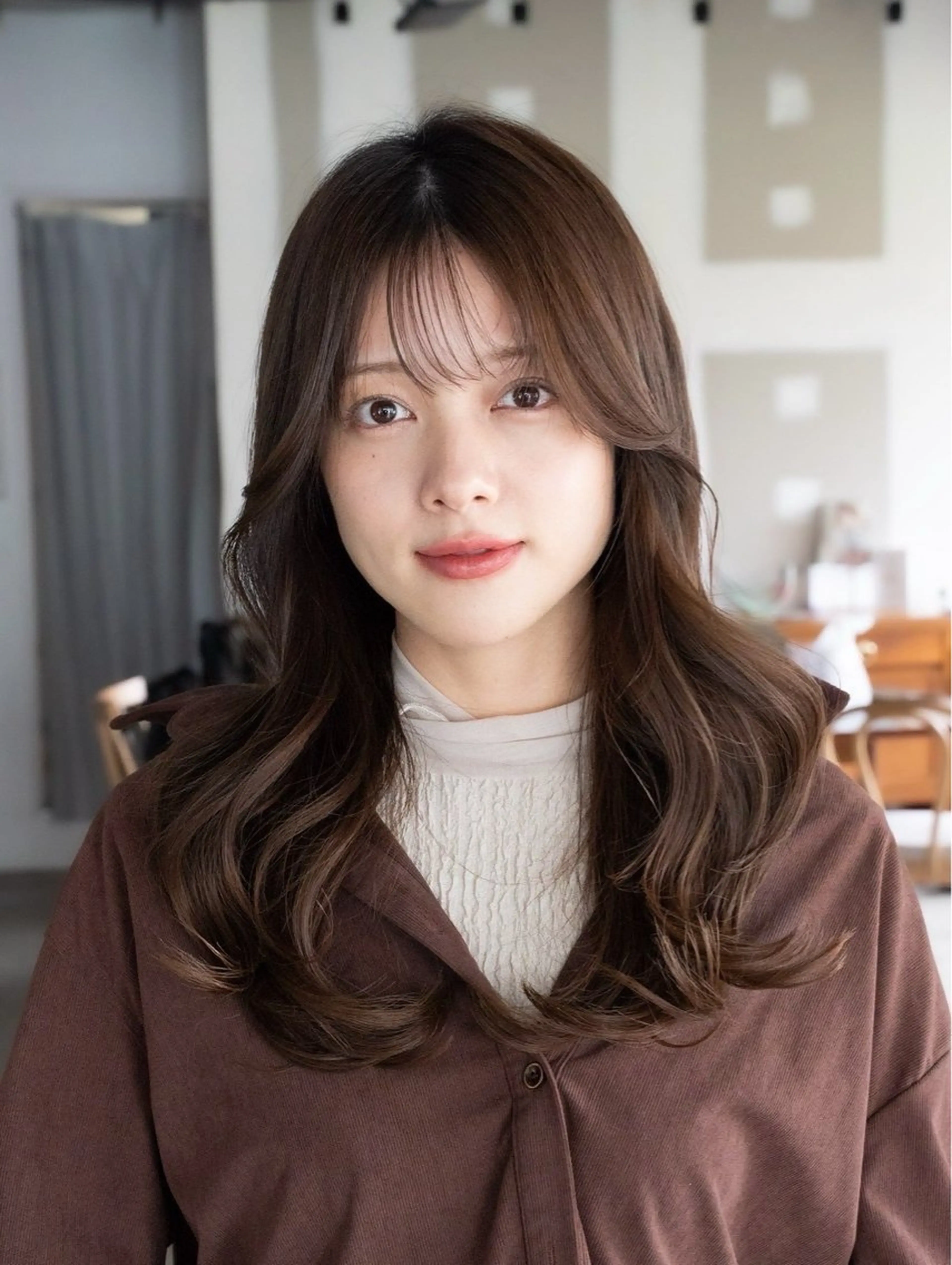 ロング ヘアカラー 榎本 すみれのヘアスタイル