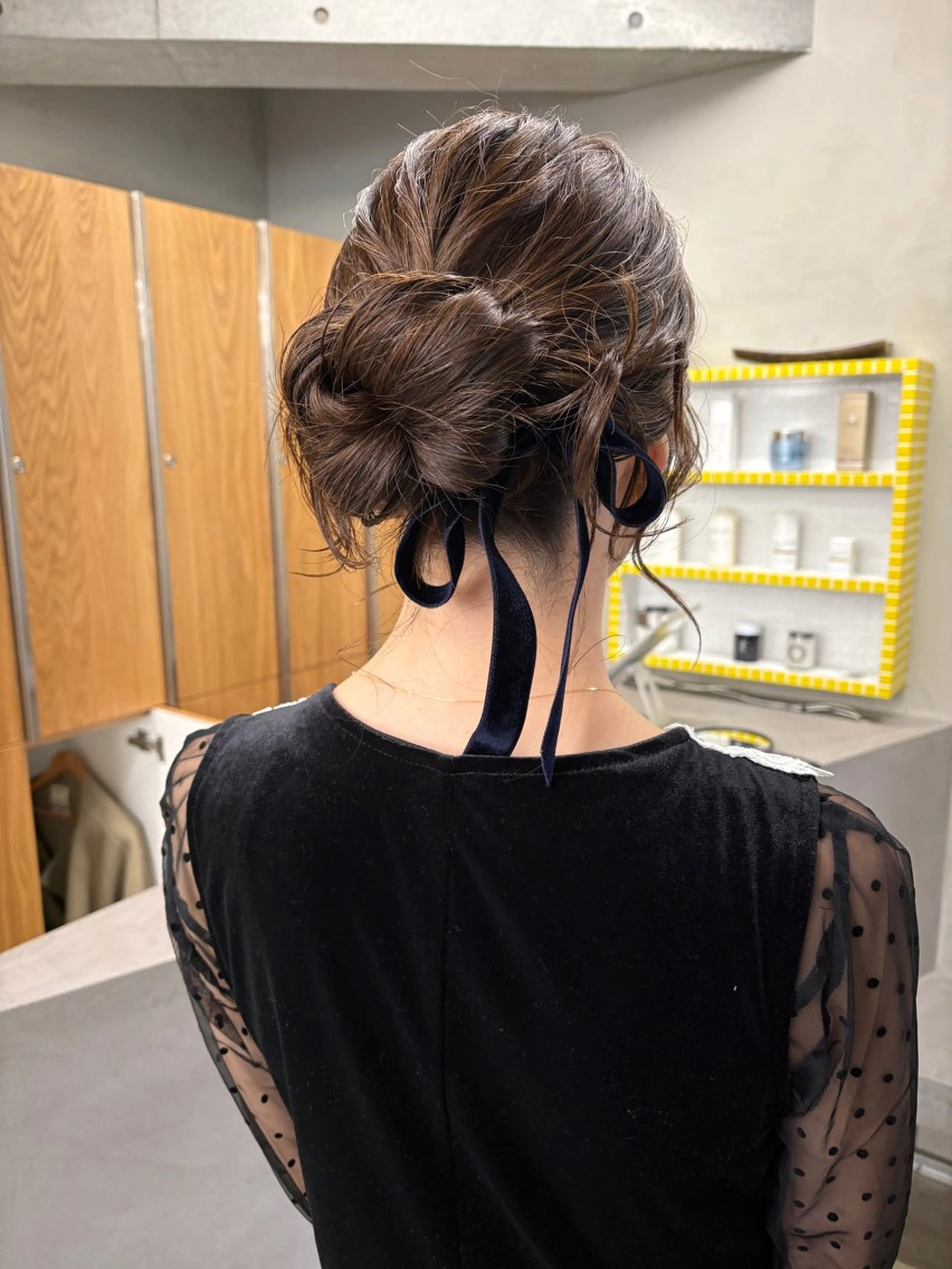 セミロング ヘアアレンジ ヘアセット yuuna/ ハッシュカット🎀のヘアスタイル