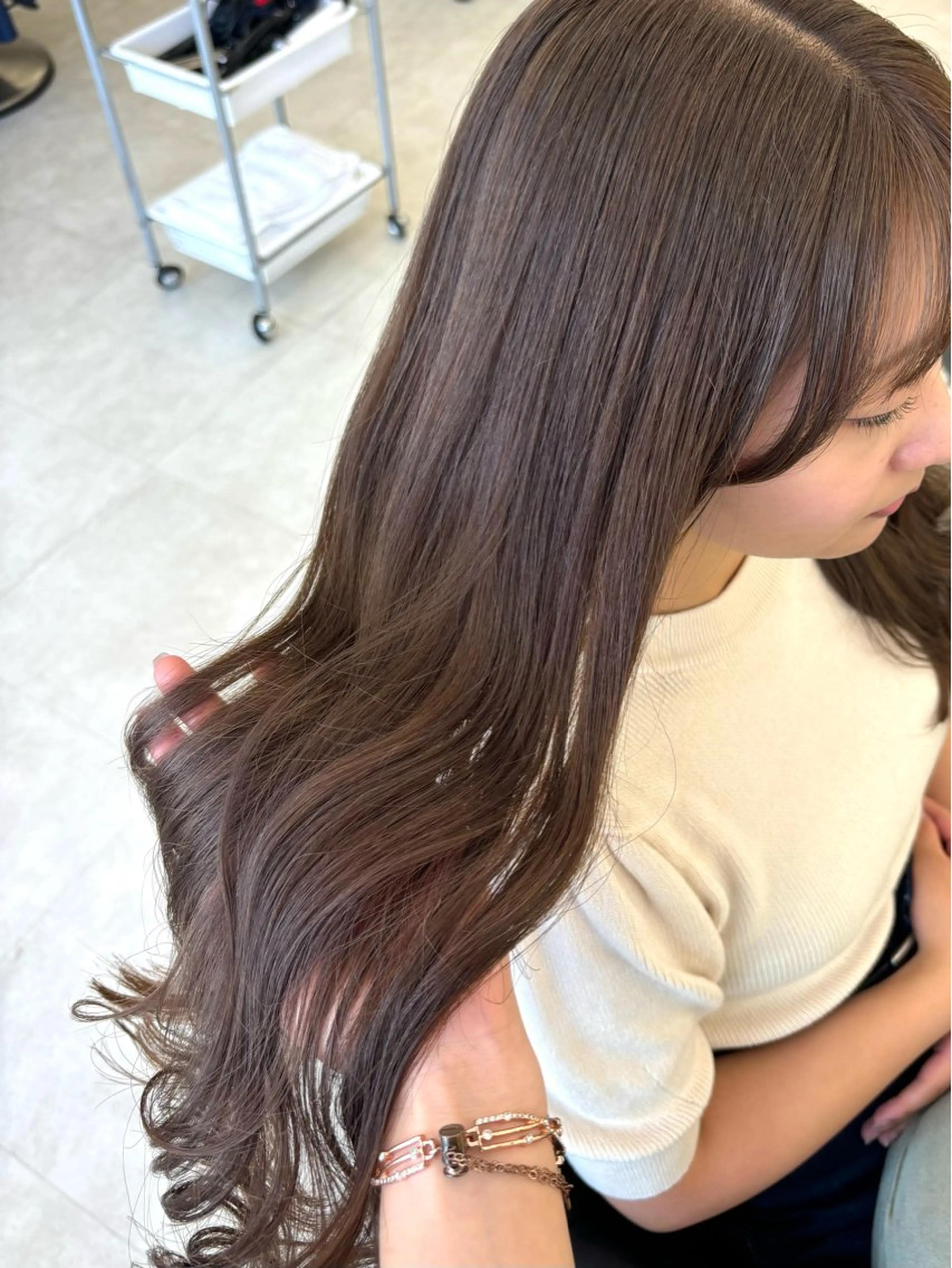 ロング カラー ヘアカラー ParveMix‎‎ ‎🤍加藤理沙のヘアスタイル