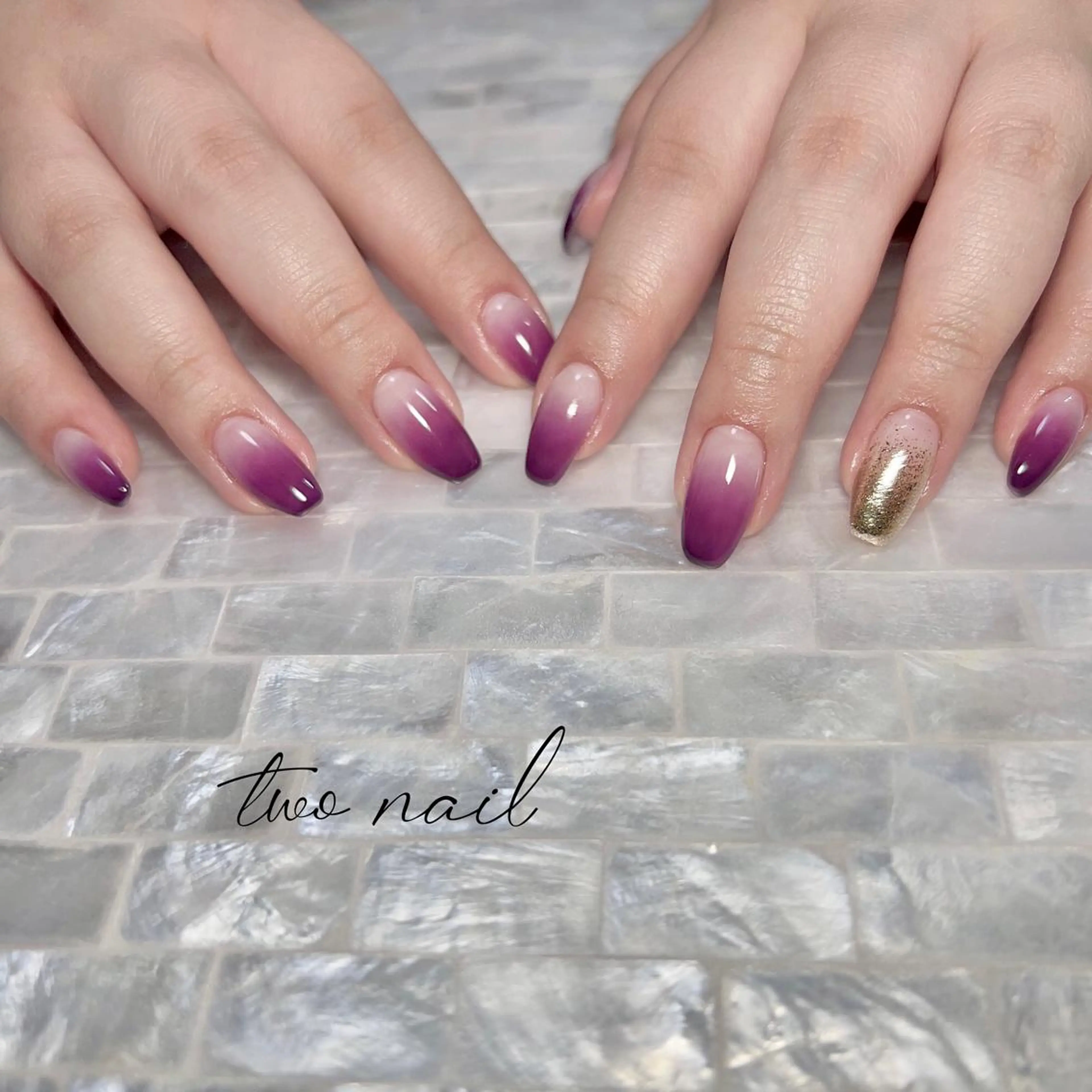 ネイル アートネイル フットネイル ハート ラメ(グリッター) ニュアンスネイル ハンドネイル two nailのネイルデザイン