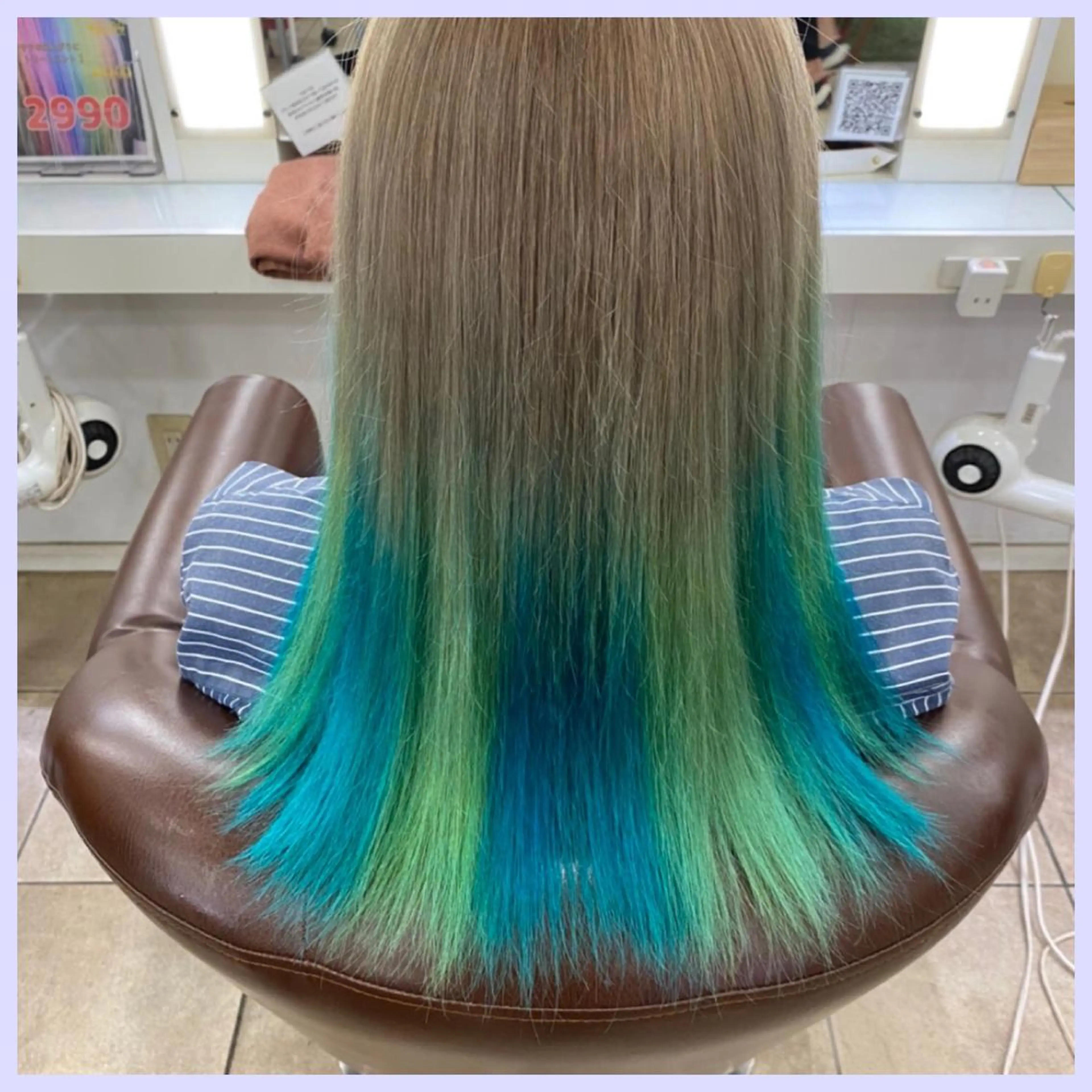 ロング カラー グラデーションカラー 🫧あ　お🫧 心斎橋のヘアスタイル