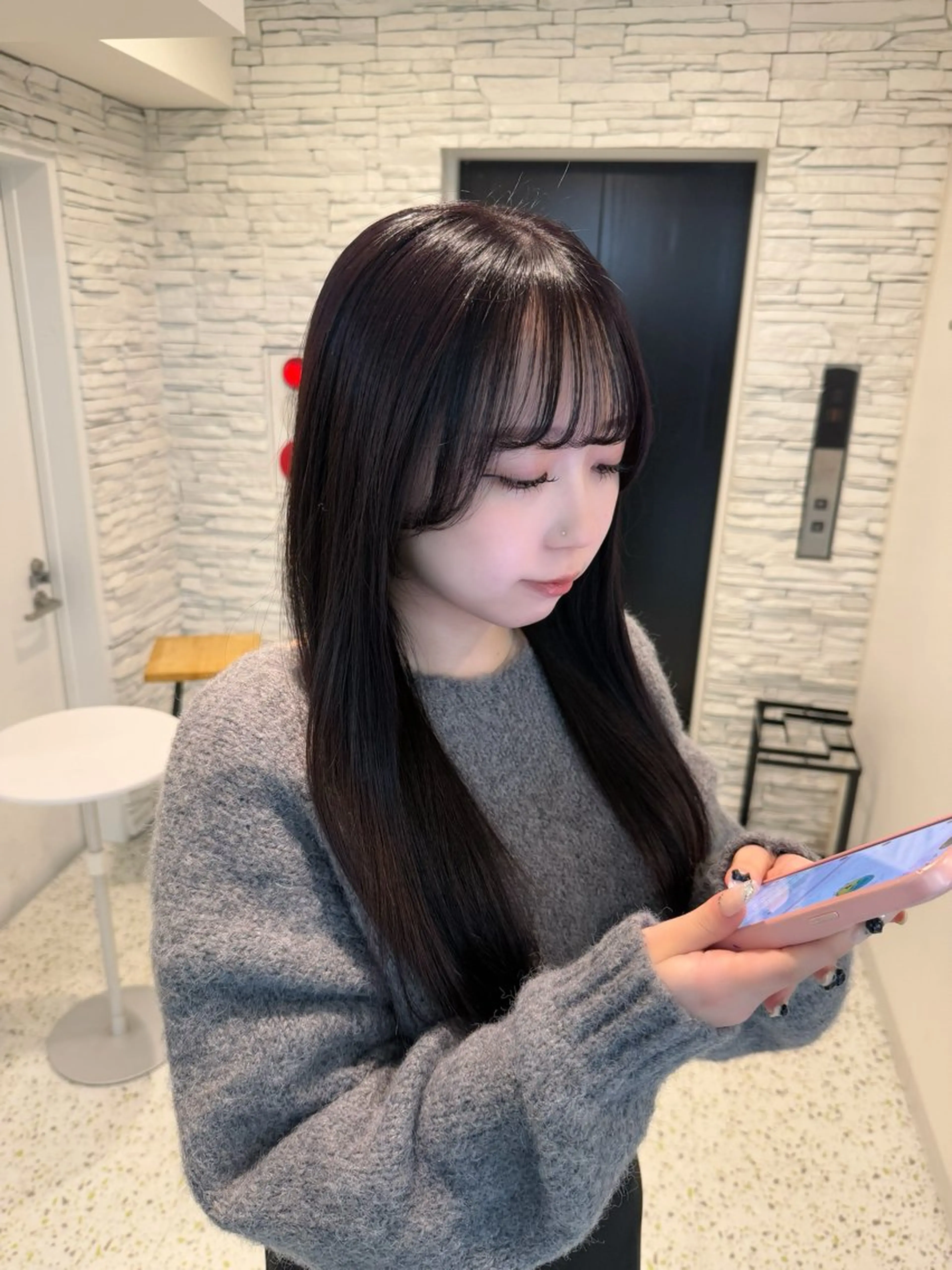 ロング カラー ディープラベンダー ラベンダーカラー トリートメント ヘアカラー トリートメント 透明感カラー/ RIKO🌺🥥のヘアスタイル