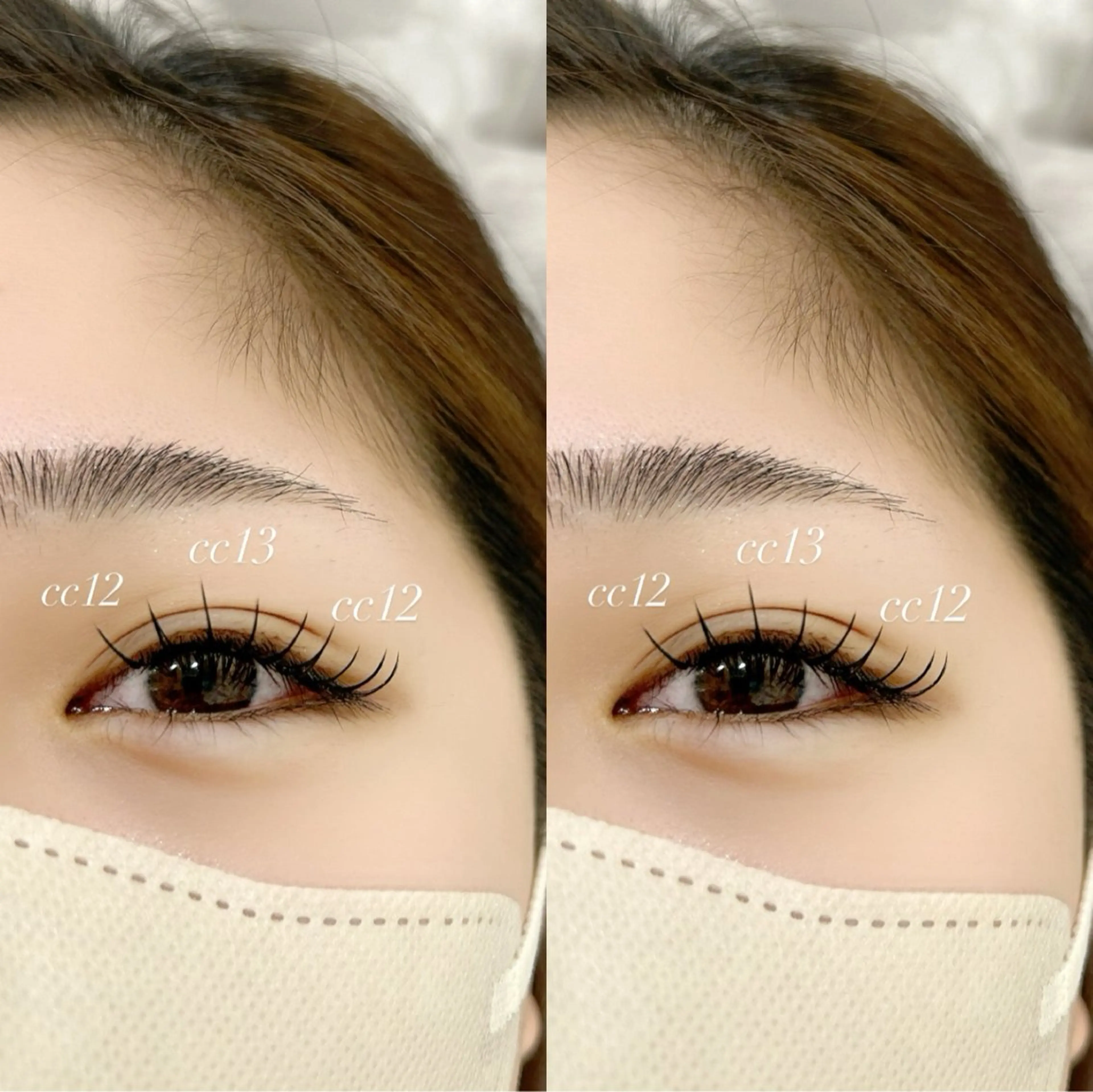 マツエク・マツパ フラットラッシュ eyelist renkaのマツエク・マツパデザイン