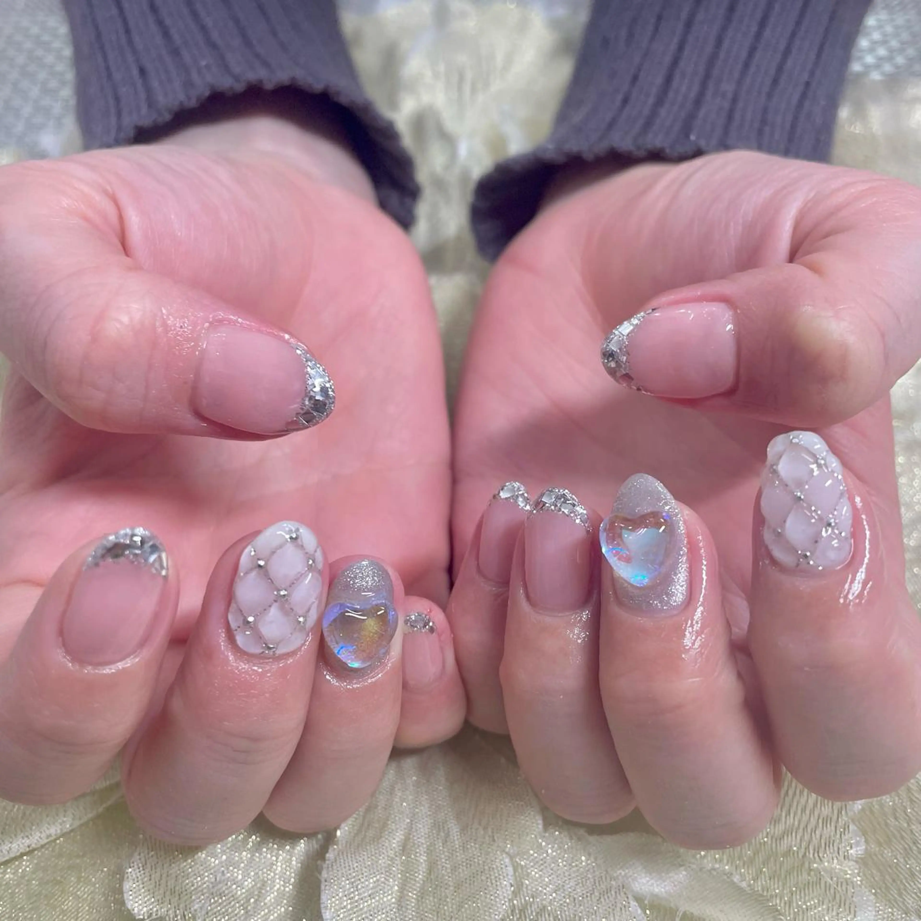 ネイル ジェルネイル ハート J terrace Nailのネイルデザイン