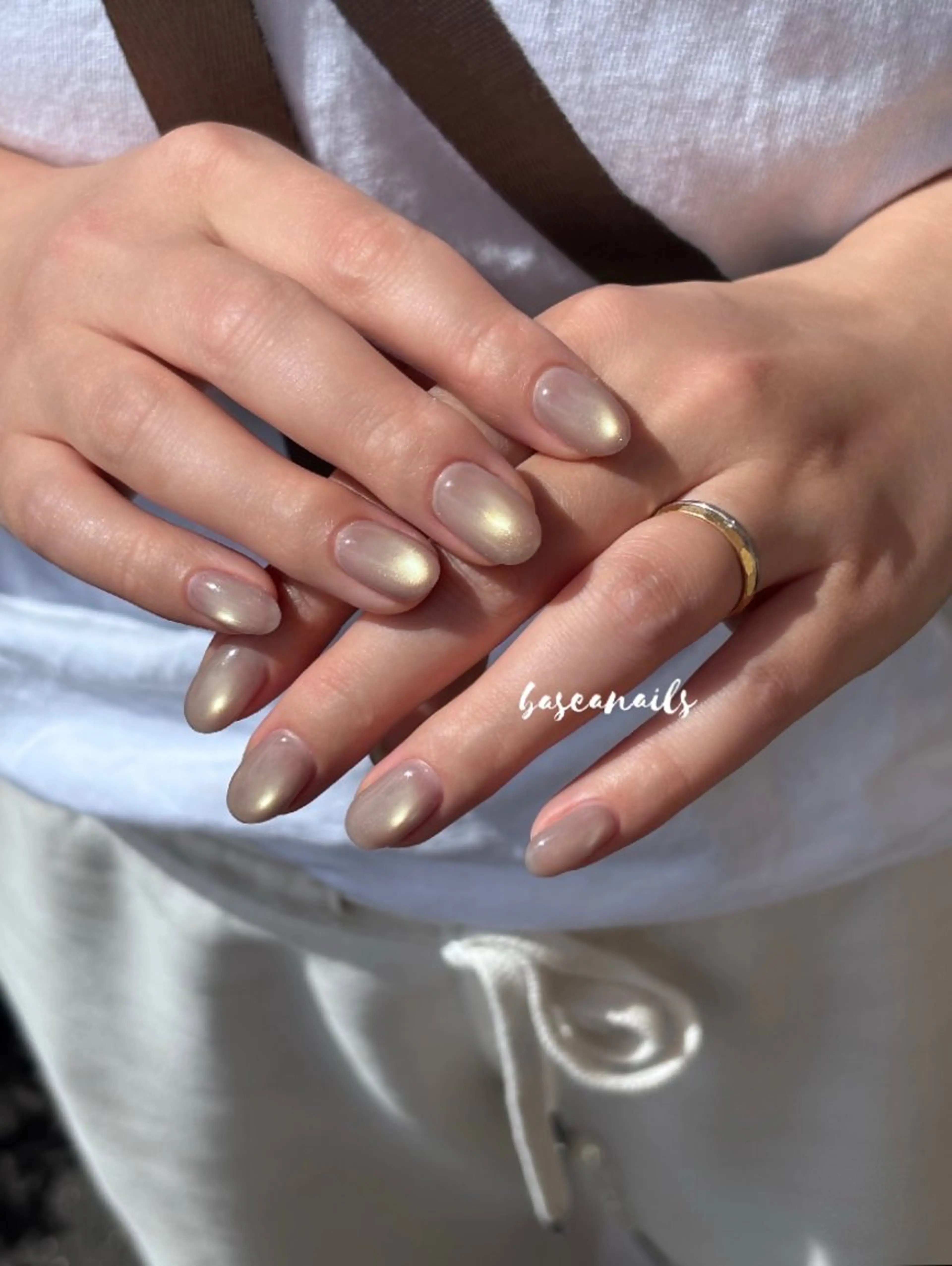 ネイル マグネットネイル ハンドネイル 枚方 Basea nails Minaのネイルデザイン