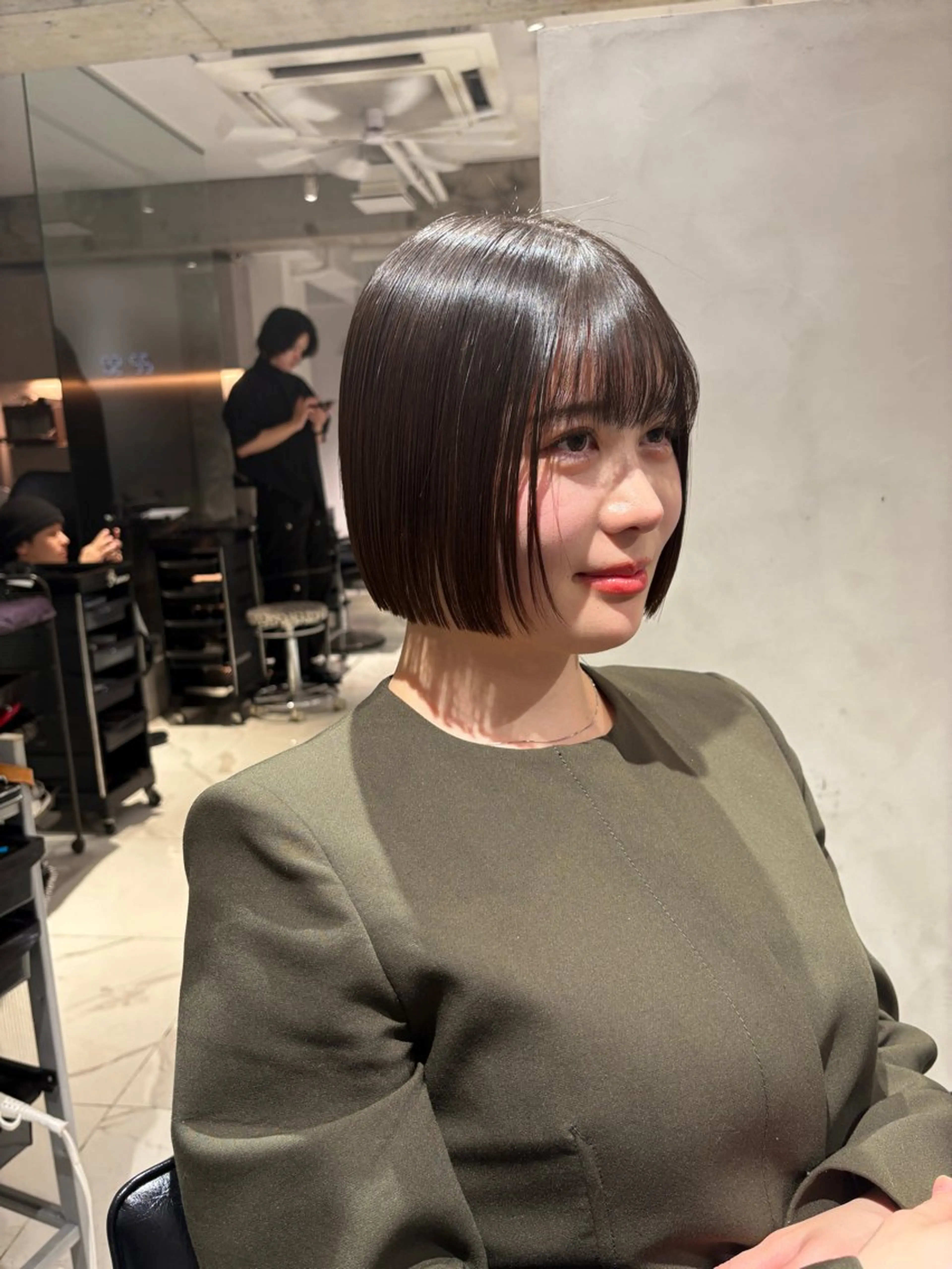 ショート ボブ 似合わせカット 🌫️縮毛矯正/髪質 改善/ゆずる🌫️のヘアスタイル