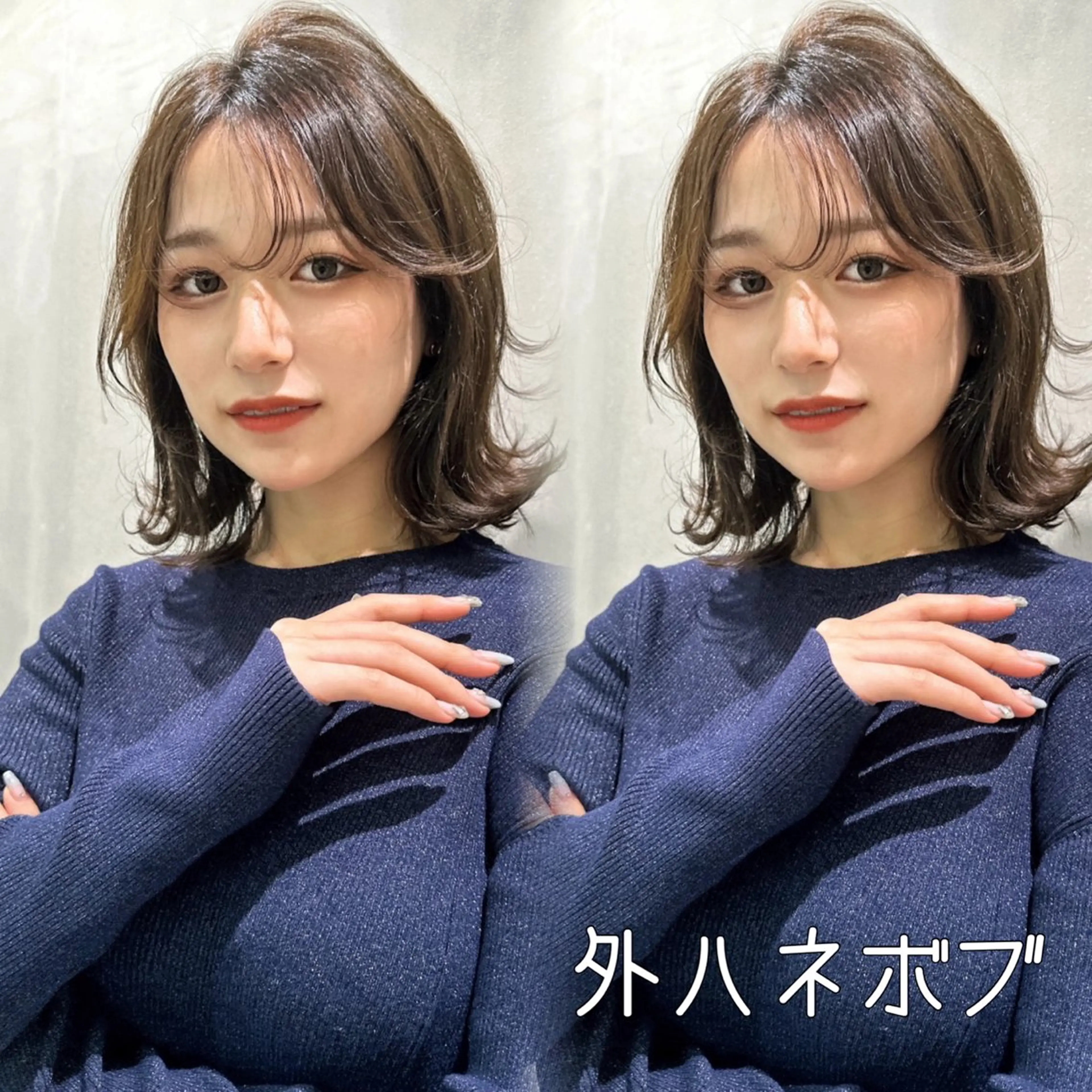 ショート カラー アッシュ ベージュカラー ブリーチ ブルーカラー 透明感カラー 韓国カット/透明感 カラー/NANAMIのヘアスタイル