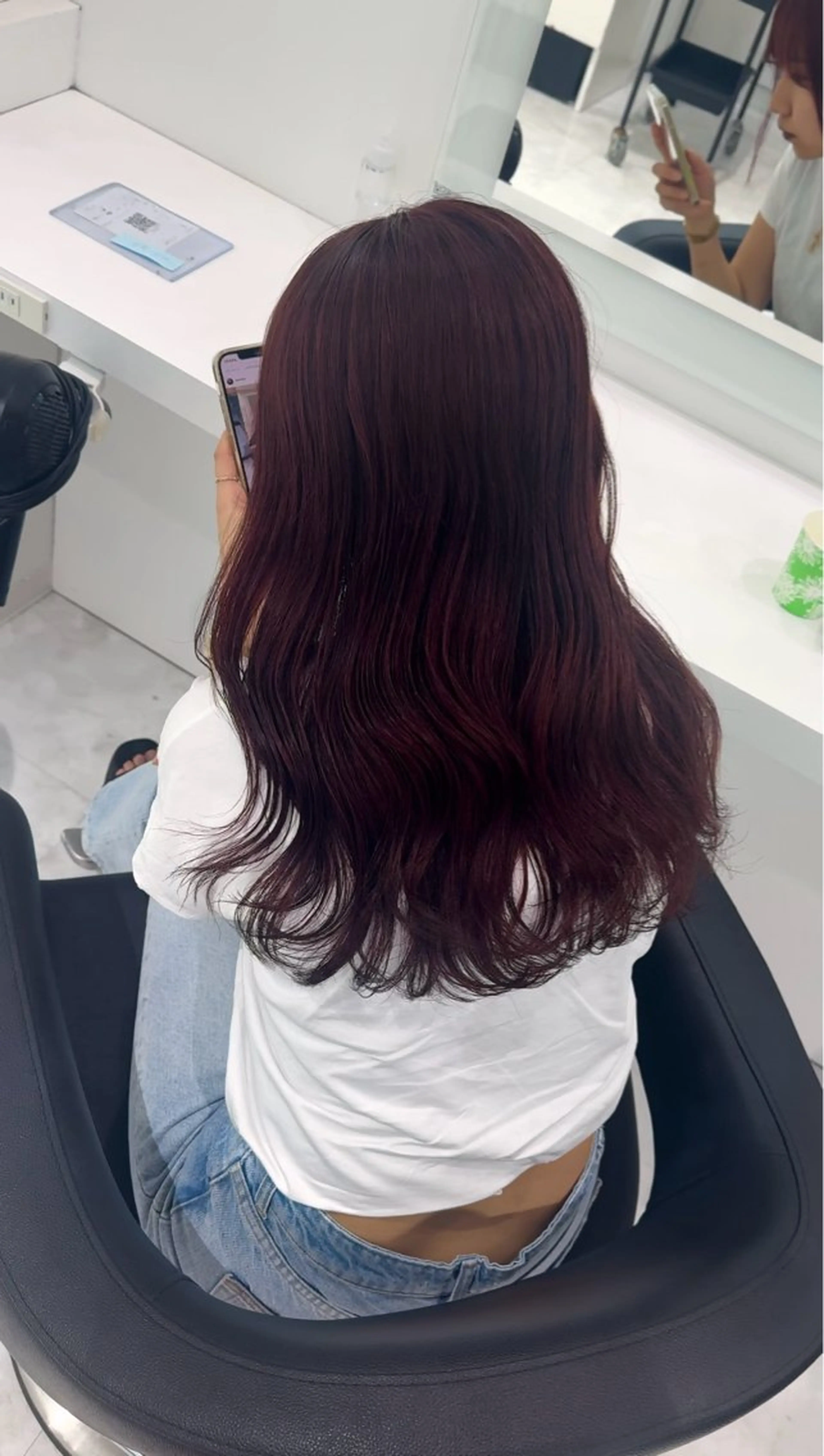 ロング カラー ヘアカラー うる艶ストレート♡透 明感カラー♡かずまるのヘアスタイル