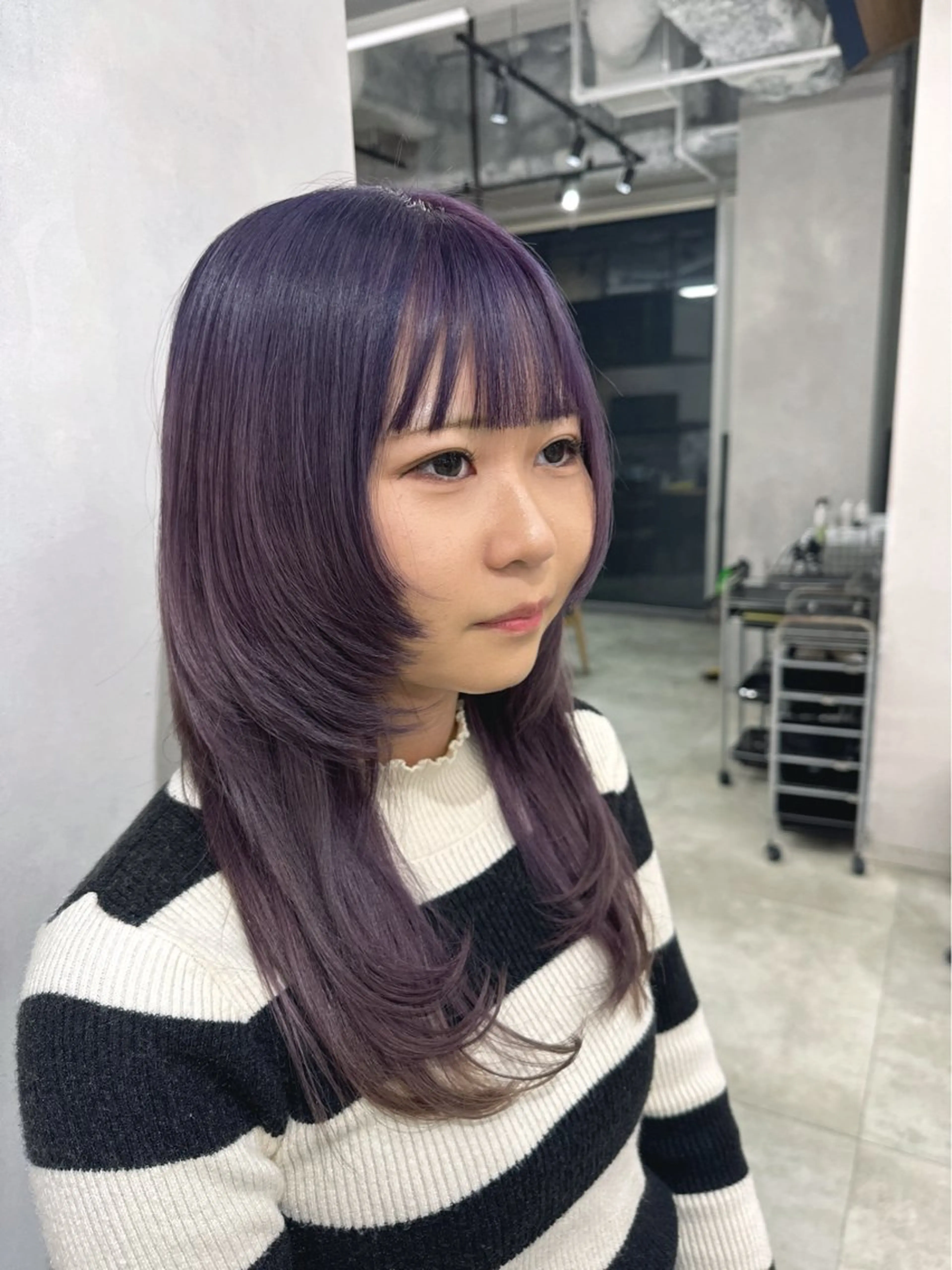 ロング カラー ブリーチ ケアブリーチ ダブルカラー ロング トリートメント カット ヘアカラー トリートメント 透明感カラー✨艶髪 制作🌱山根あゆみのヘアスタイル