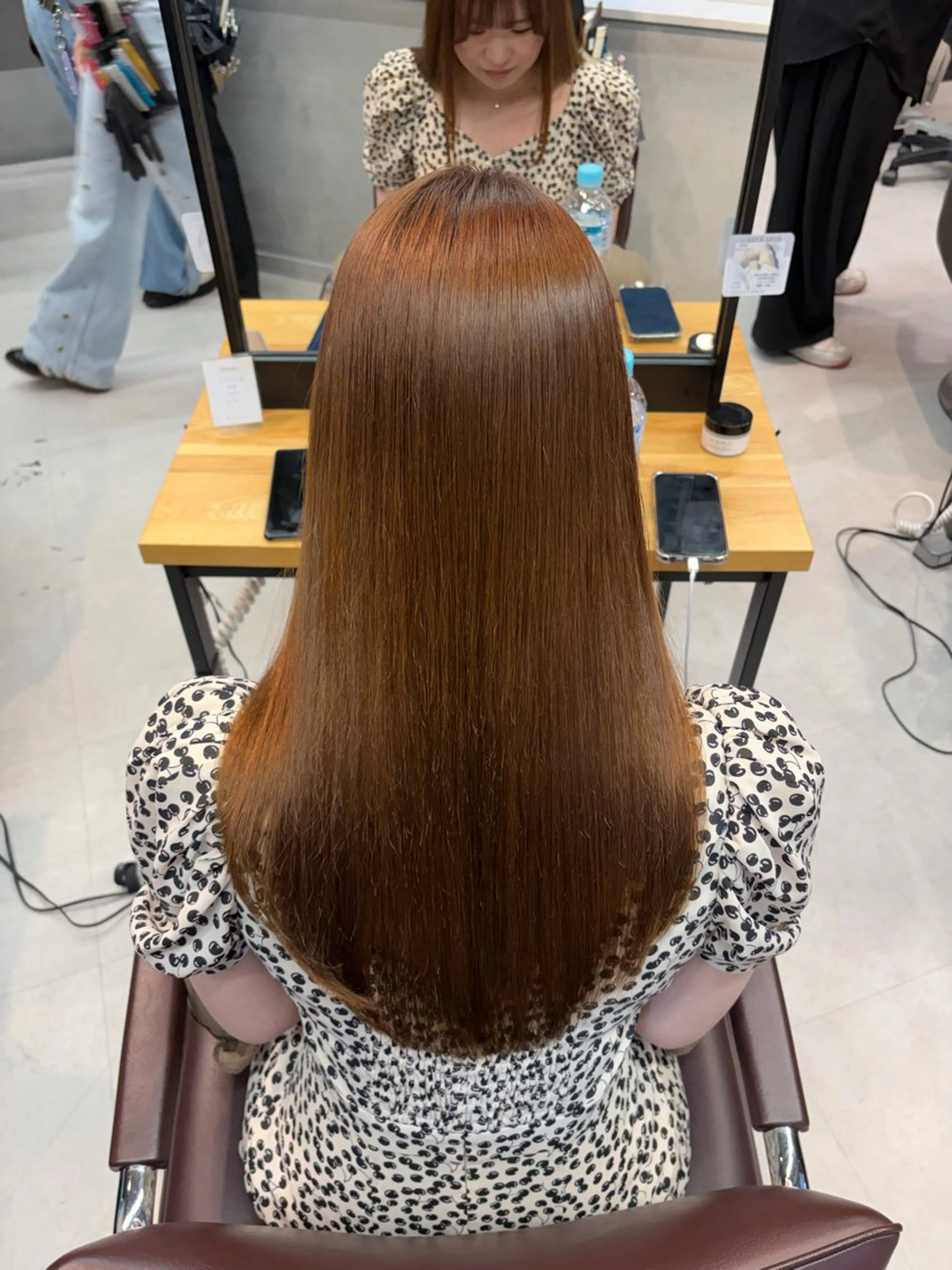 ロング パーマ 髪質改善 縮毛矯正 縮毛矯正 ブリーチ✨/似合わせ カラー🎀/Yuzuのヘアスタイル