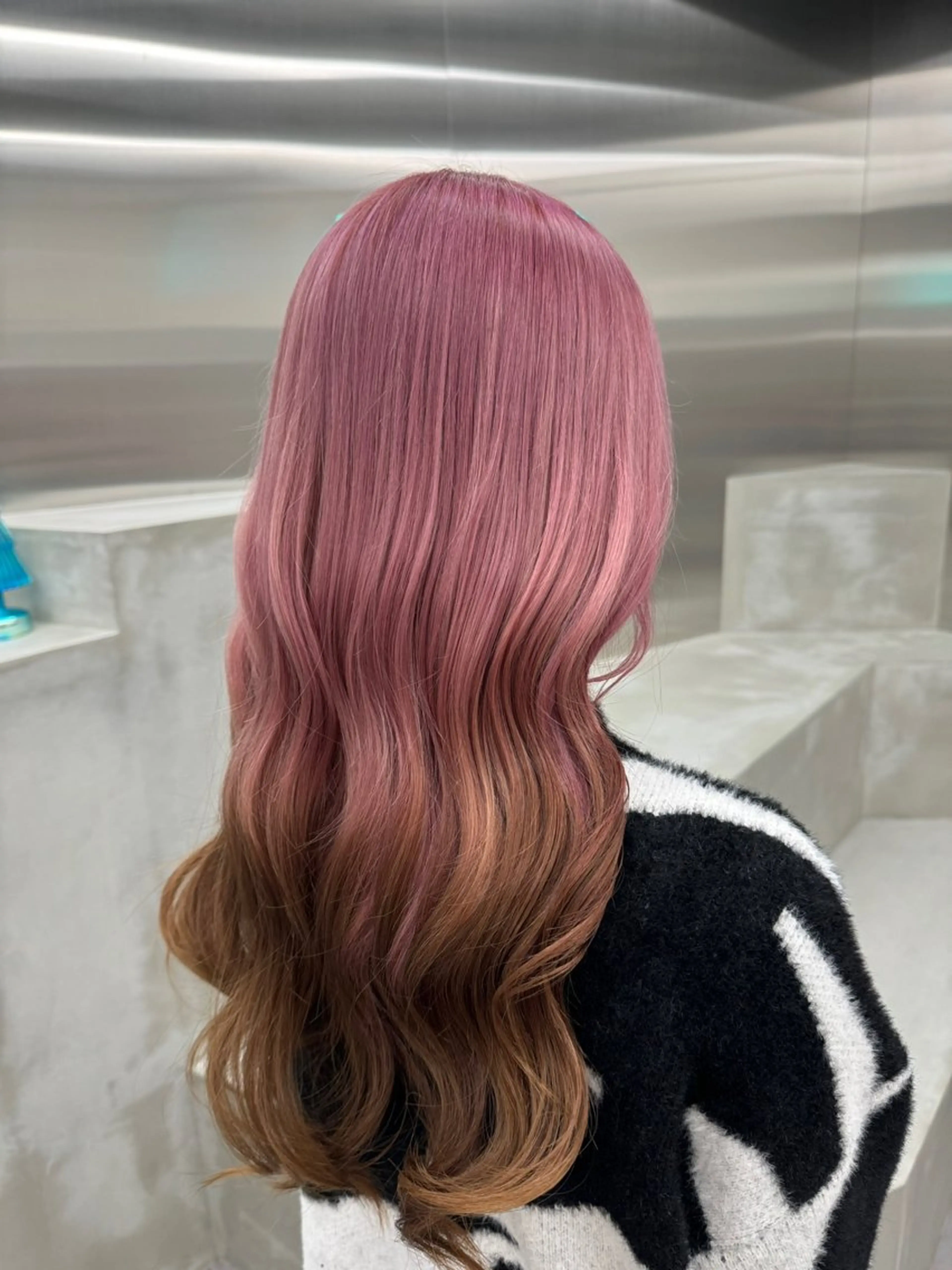 ロング カラー カット ヘアカラー トリートメント 🎀ブリーチ🎀栄 艶カラー/yukiのヘアスタイル