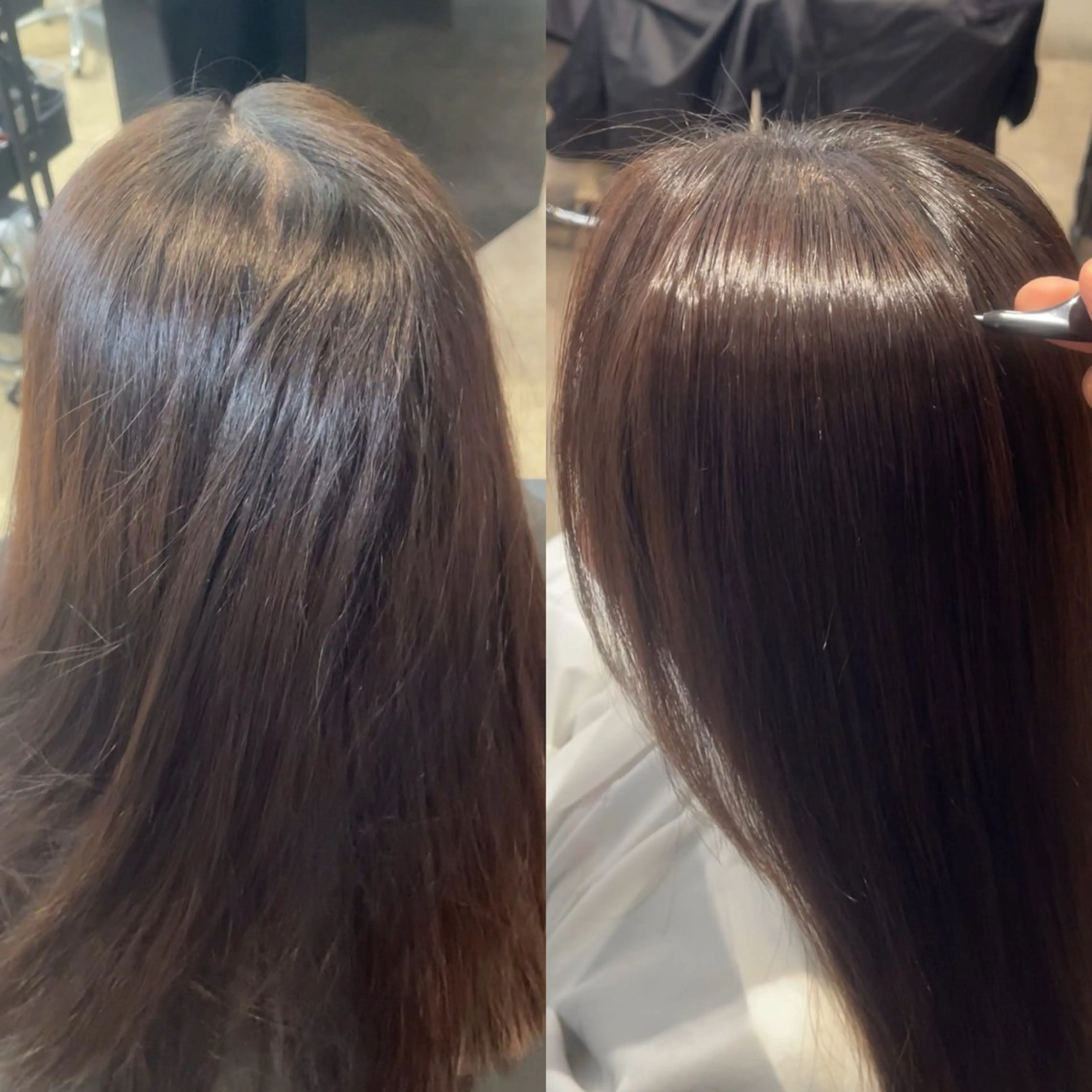 【本日予約可】 👑髪質改善酸性ストレート+Aujua Tr👑の写真