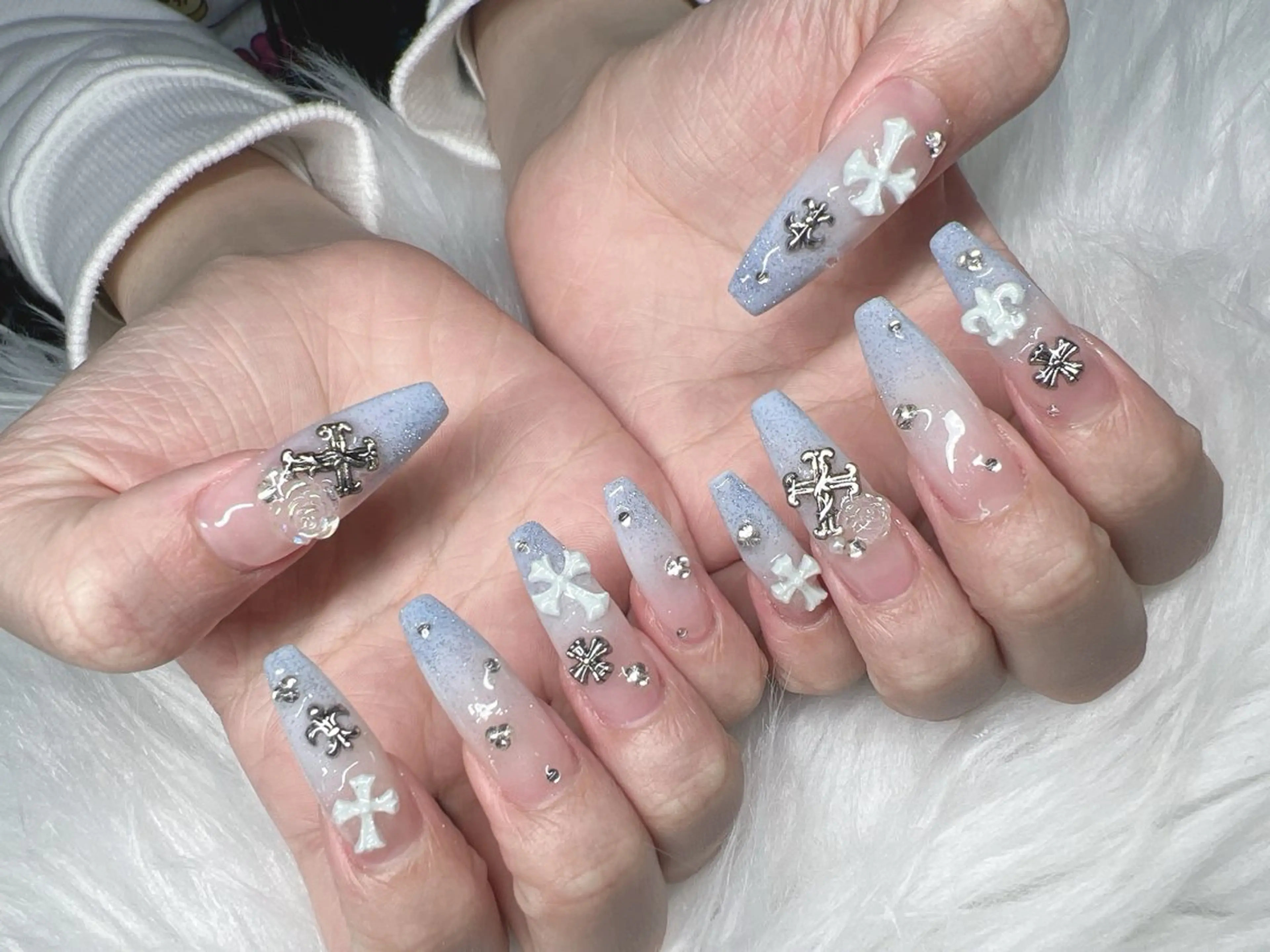 ネイル ハンドネイル Lee Nails チップ長さだし専門店のネイルデザイン