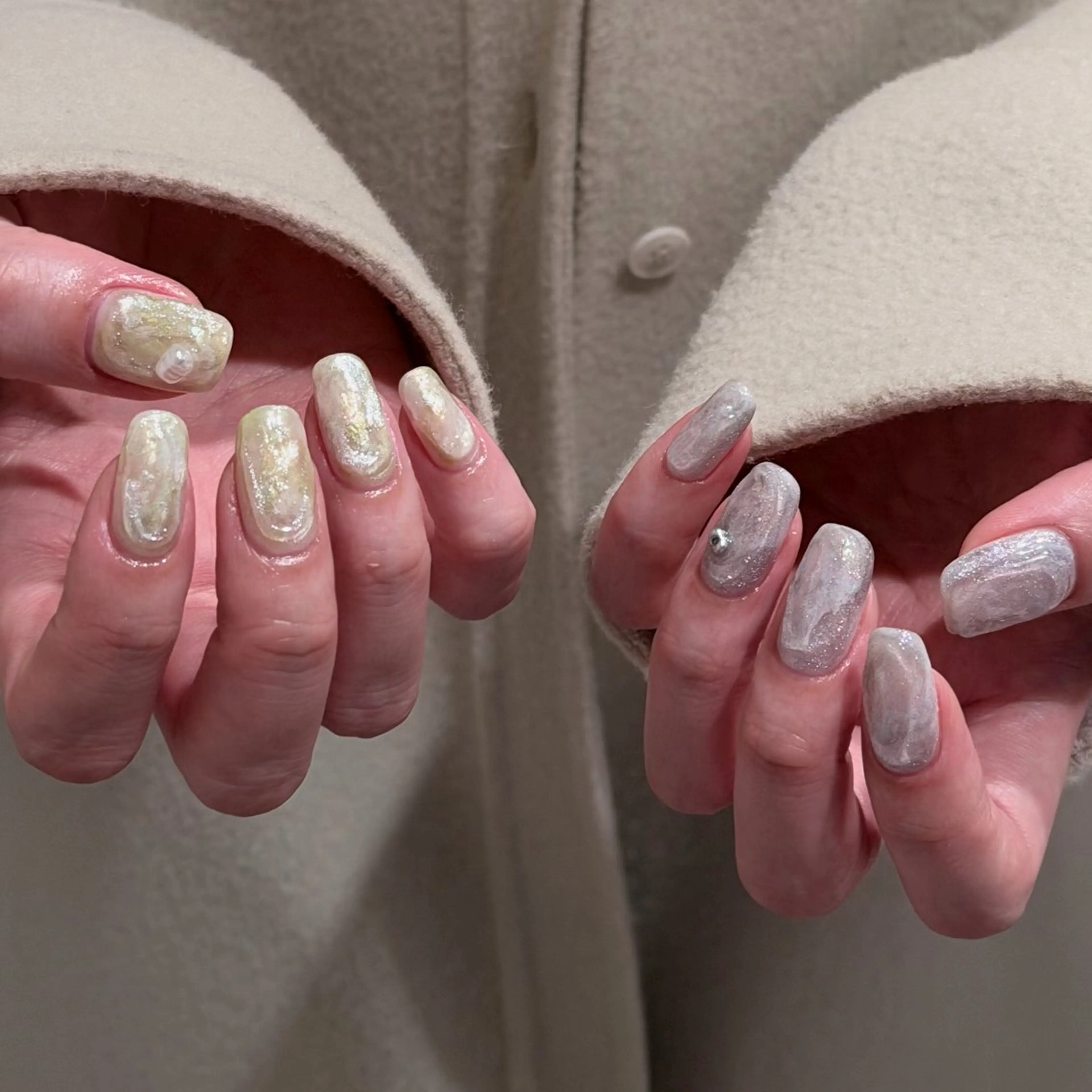 ネイル ハンドネイル 🎀フェイ フェイ🫧💗のネイルデザイン