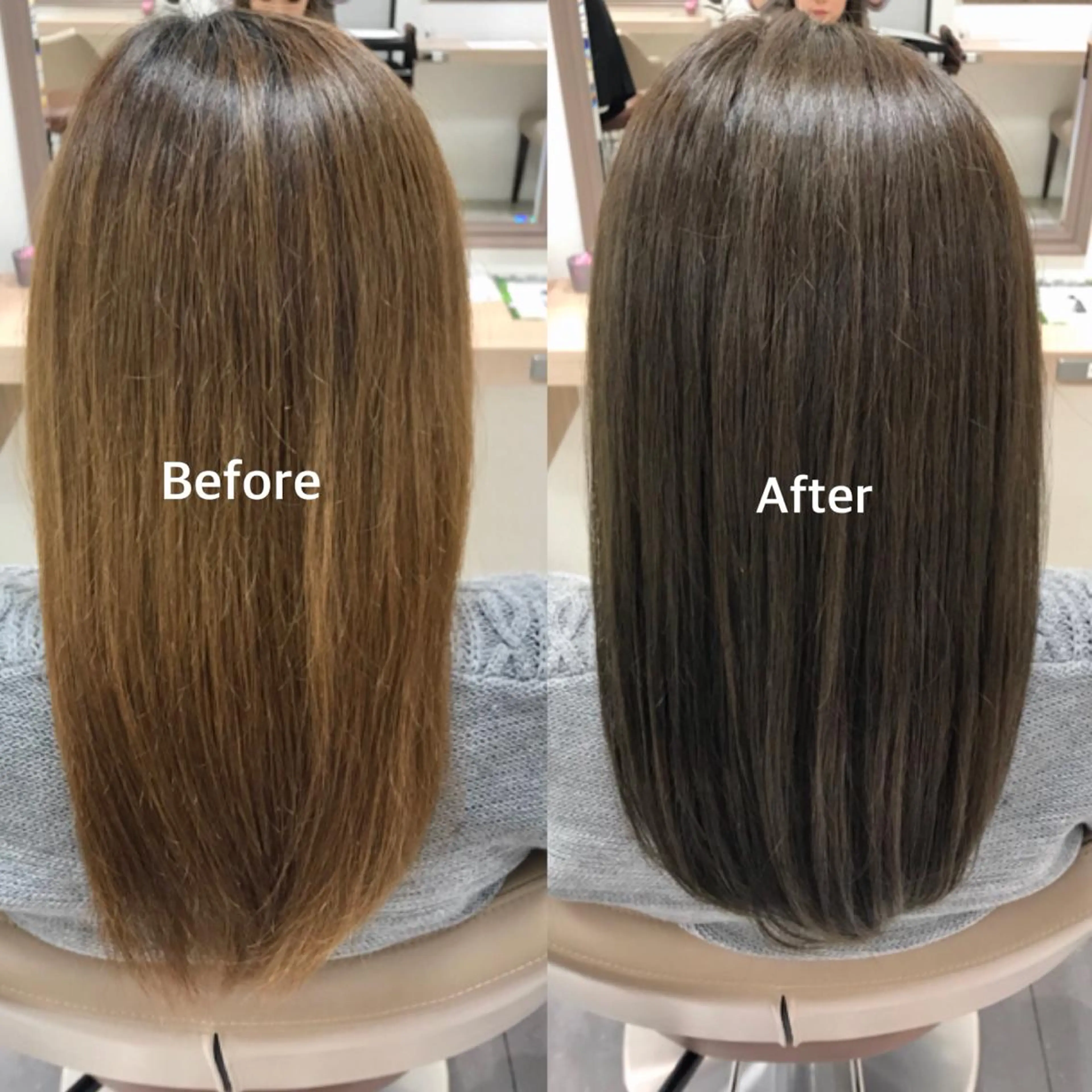 ロング カラー 樋笠 知佳のヘアスタイル