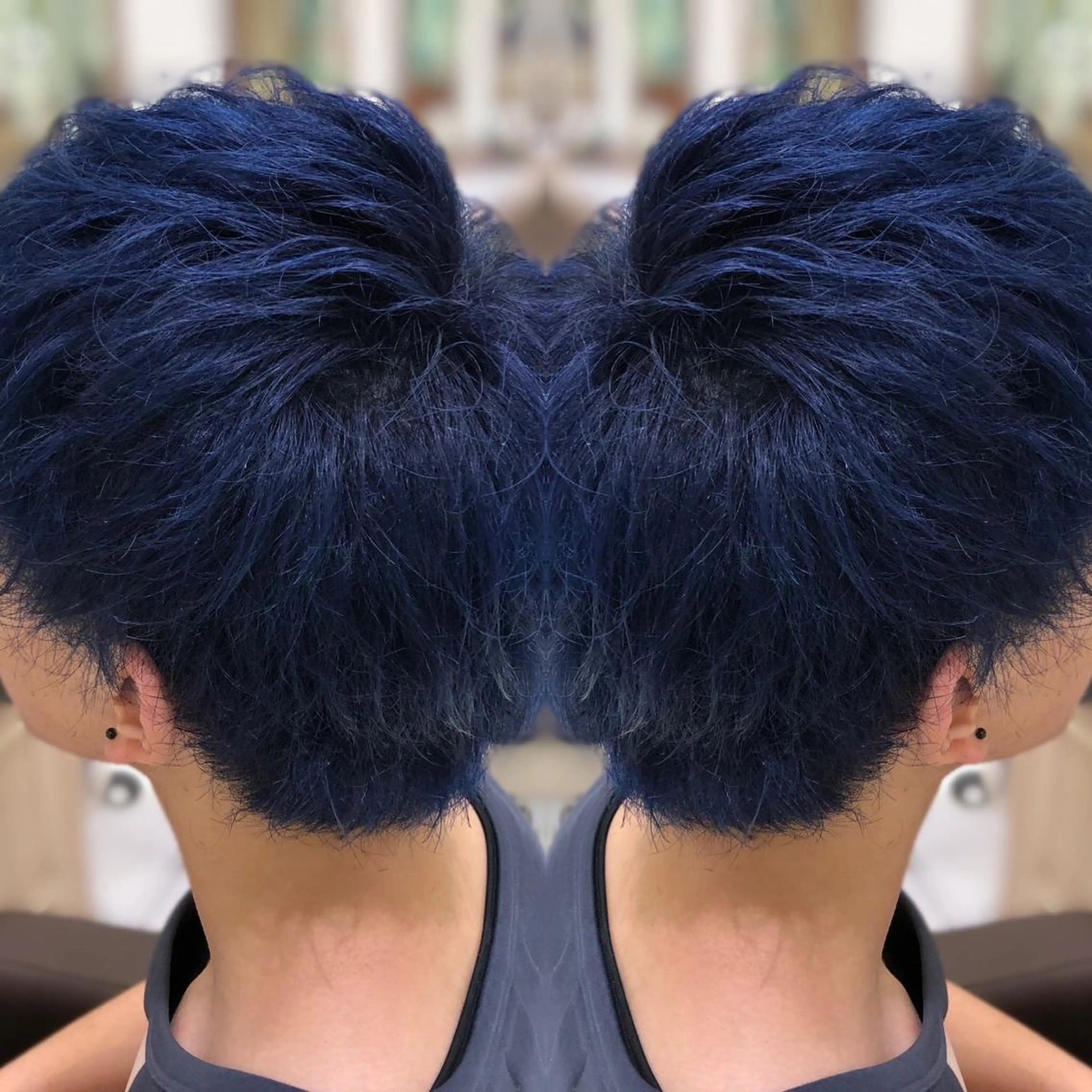 カラー メンズ 韓国レイヤー×透明感 カラー/山崎一輝のヘアスタイル