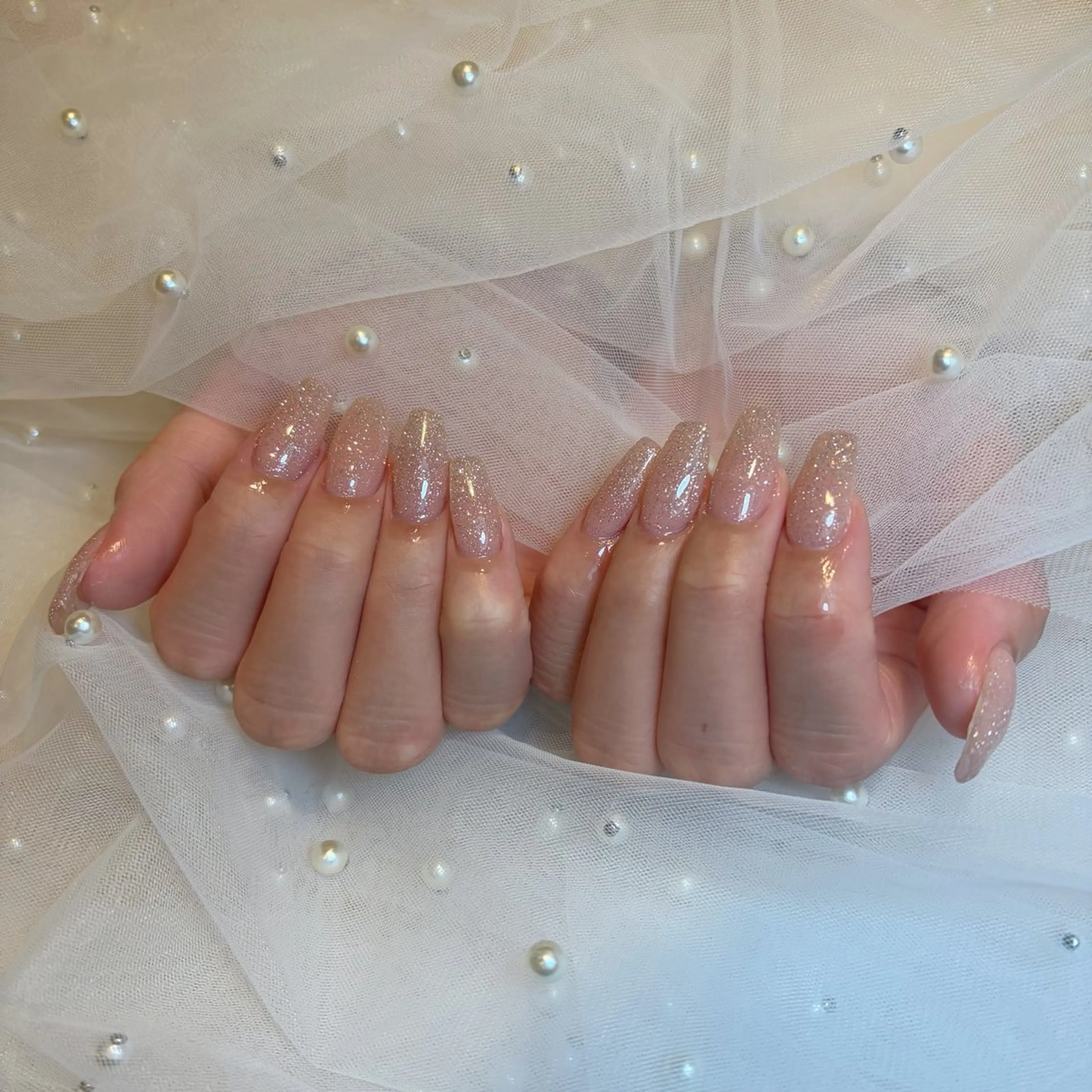 ネイル 成人式 フラッシュネイル ワンカラーネイル ハンドネイル Champ瓢箪山店 つかもとのネイルデザイン