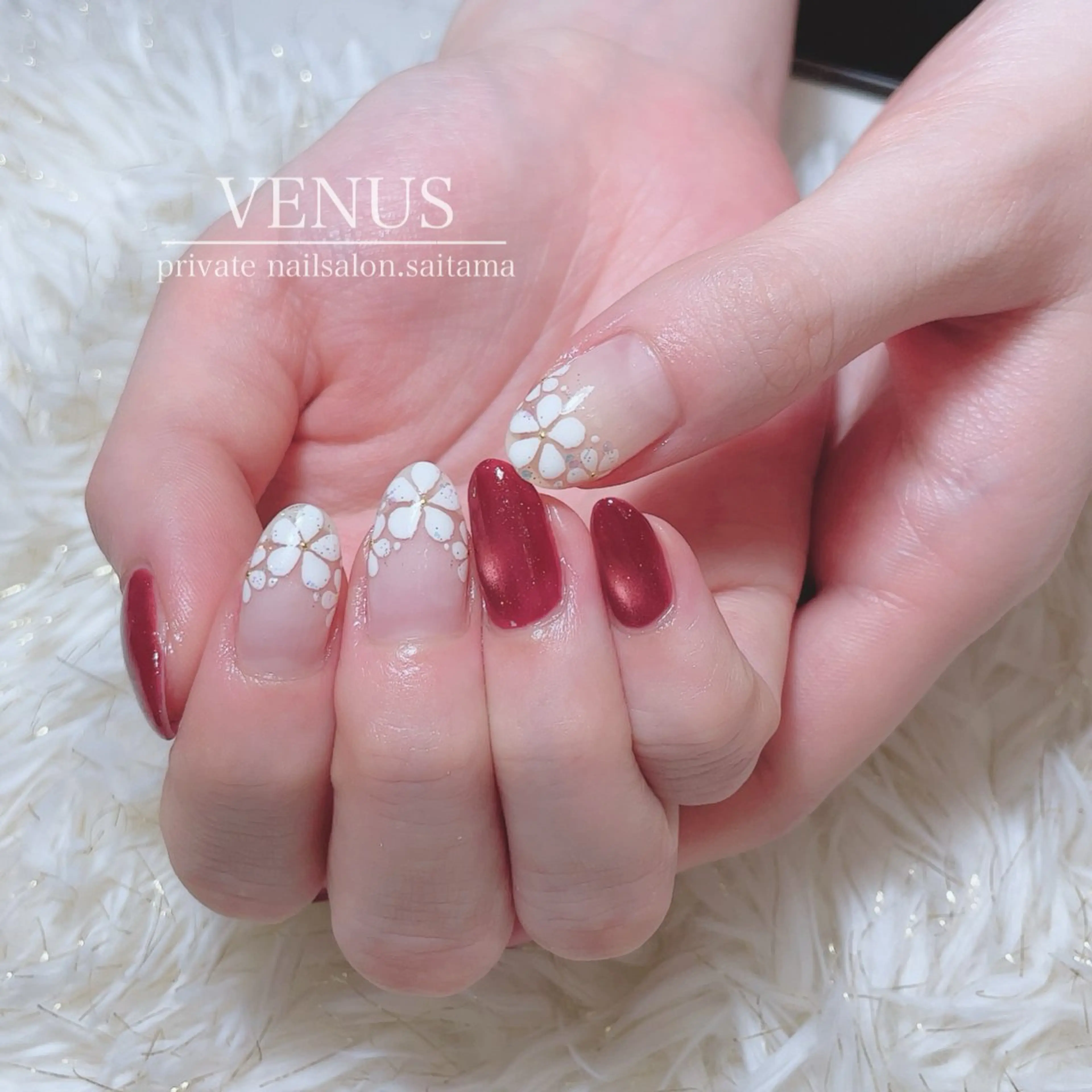 ネイル マグネットネイル ハンドネイル nailsalon VENUSのネイルデザイン