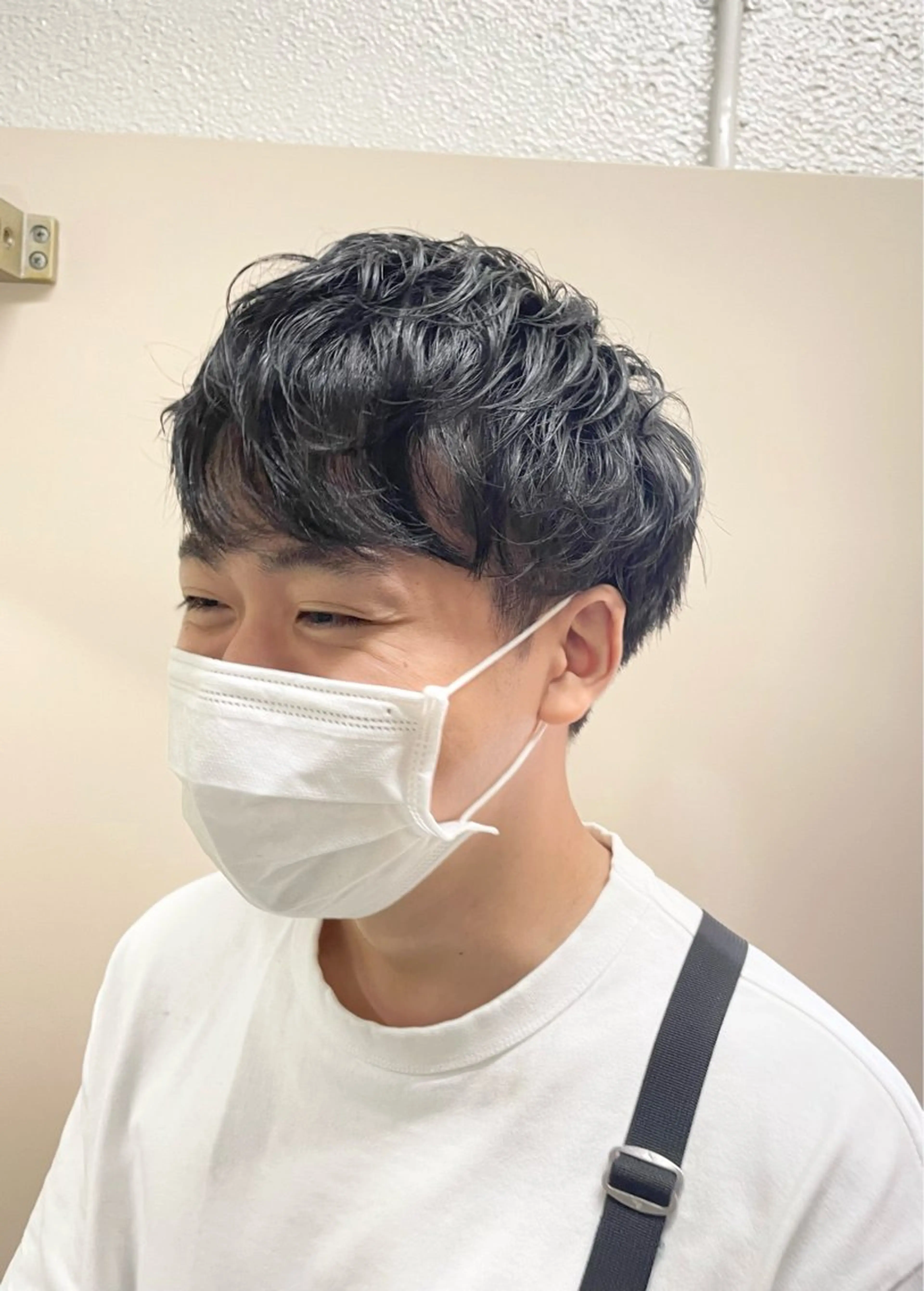 メンズ マッシュ メンズパーマ 丸山 航輝のヘアスタイル