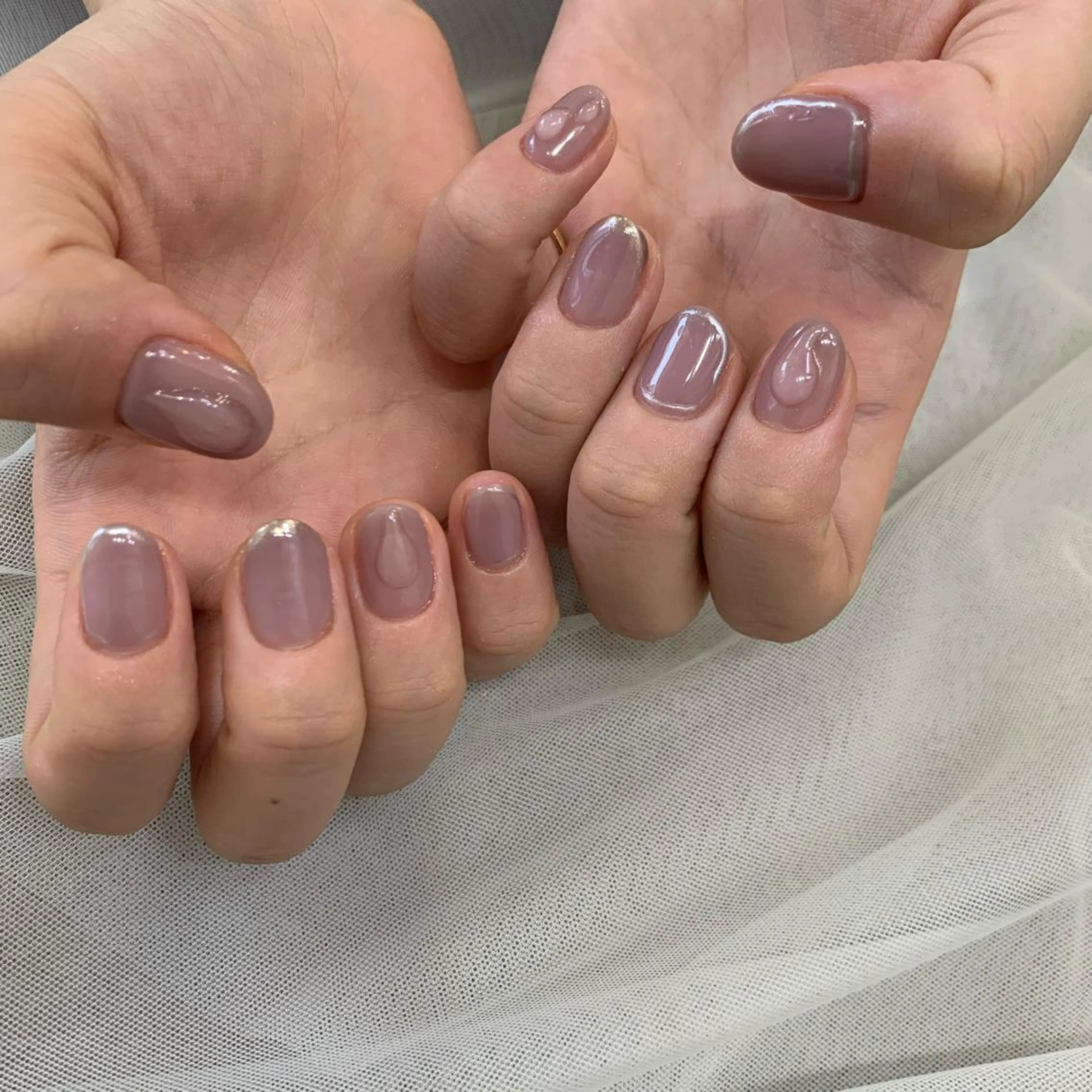 ネイル ハンドネイル 新宿ニュアンスネイル makotoのネイルデザイン