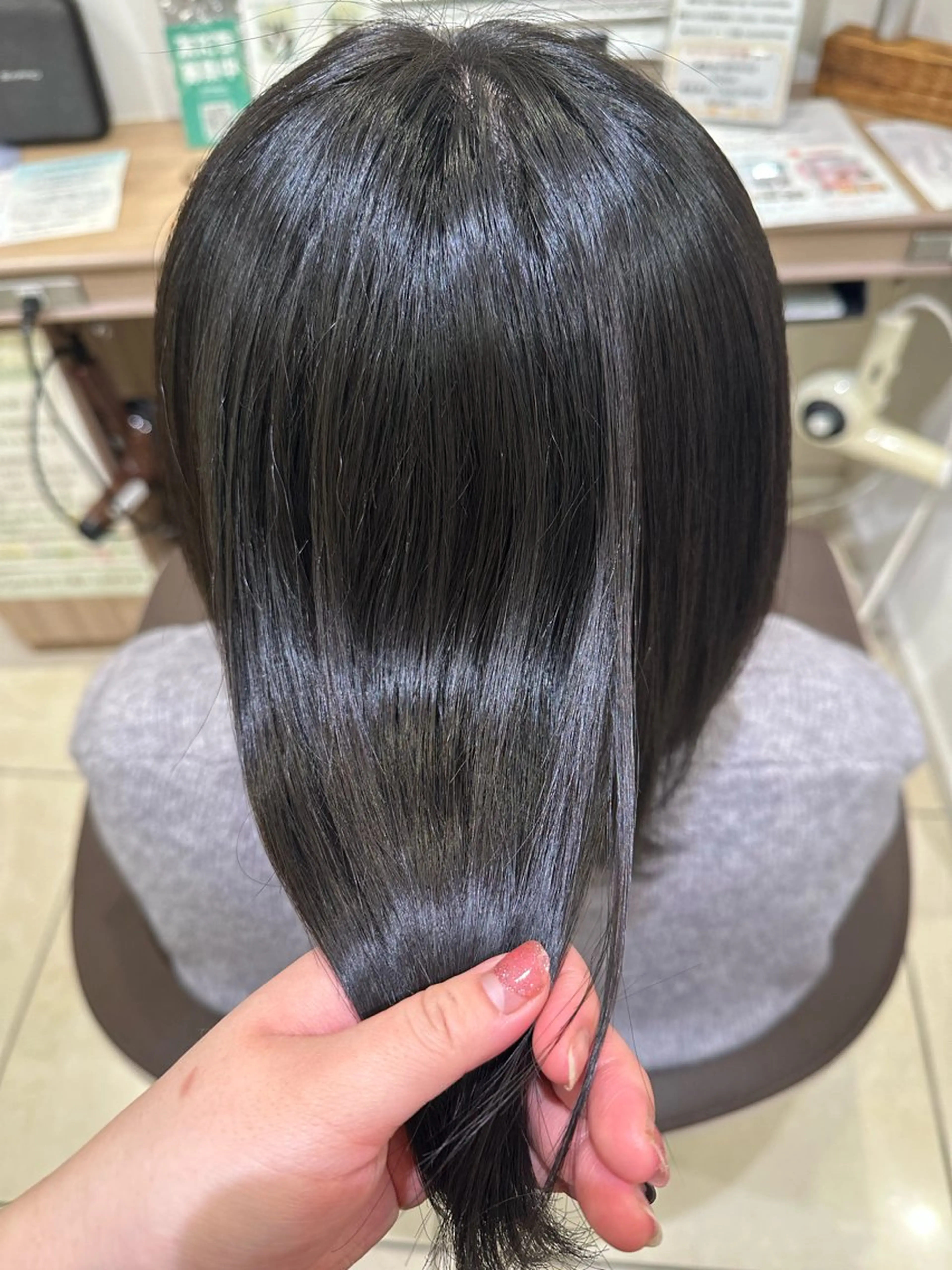 ミディアム パーマ 縮毛矯正 Miyu🦄ash メンズカット/まつげのヘアスタイル