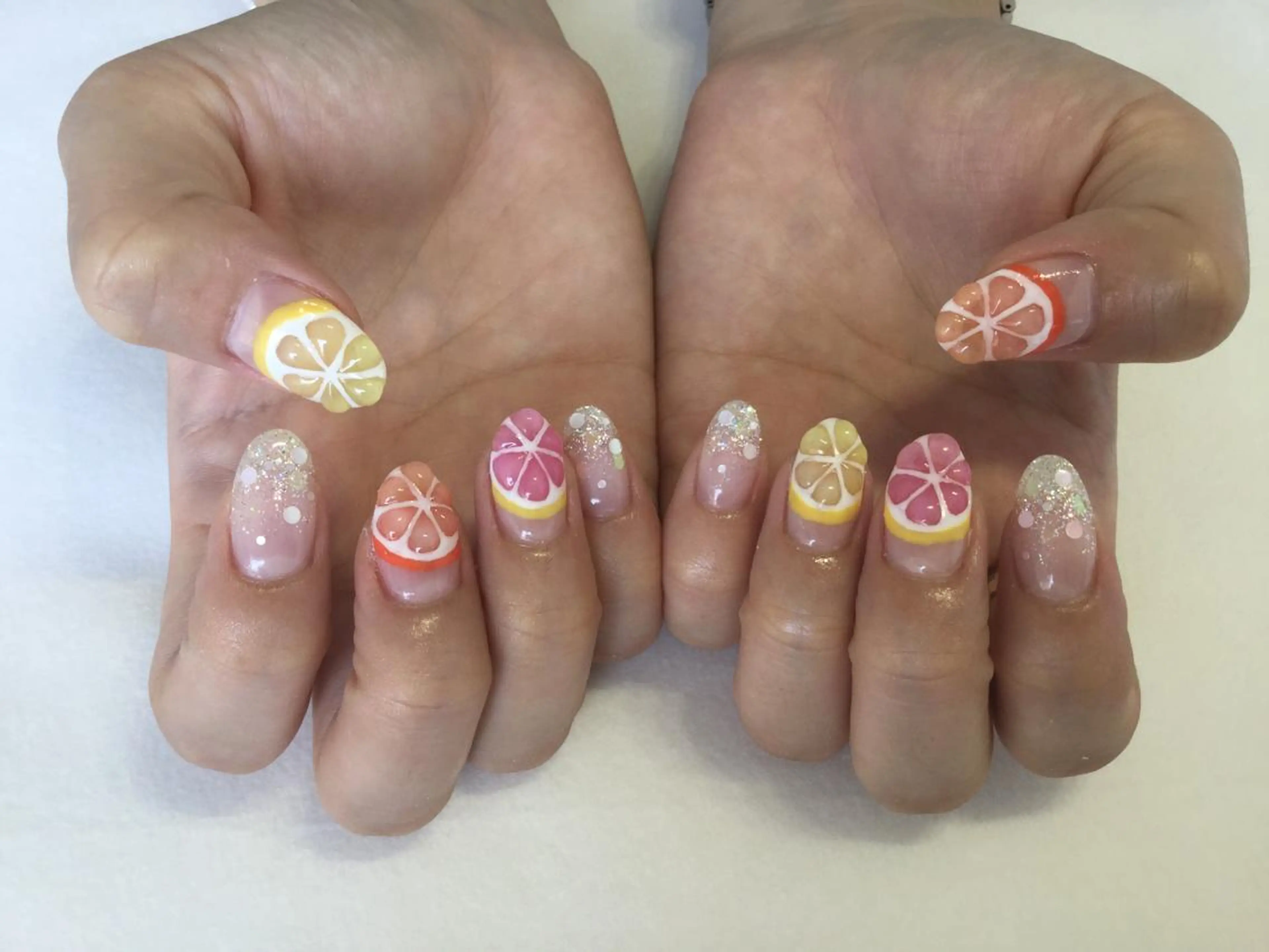 ネイル ハンドネイル 💎🐰 saki. m 🐰💎のネイルデザイン