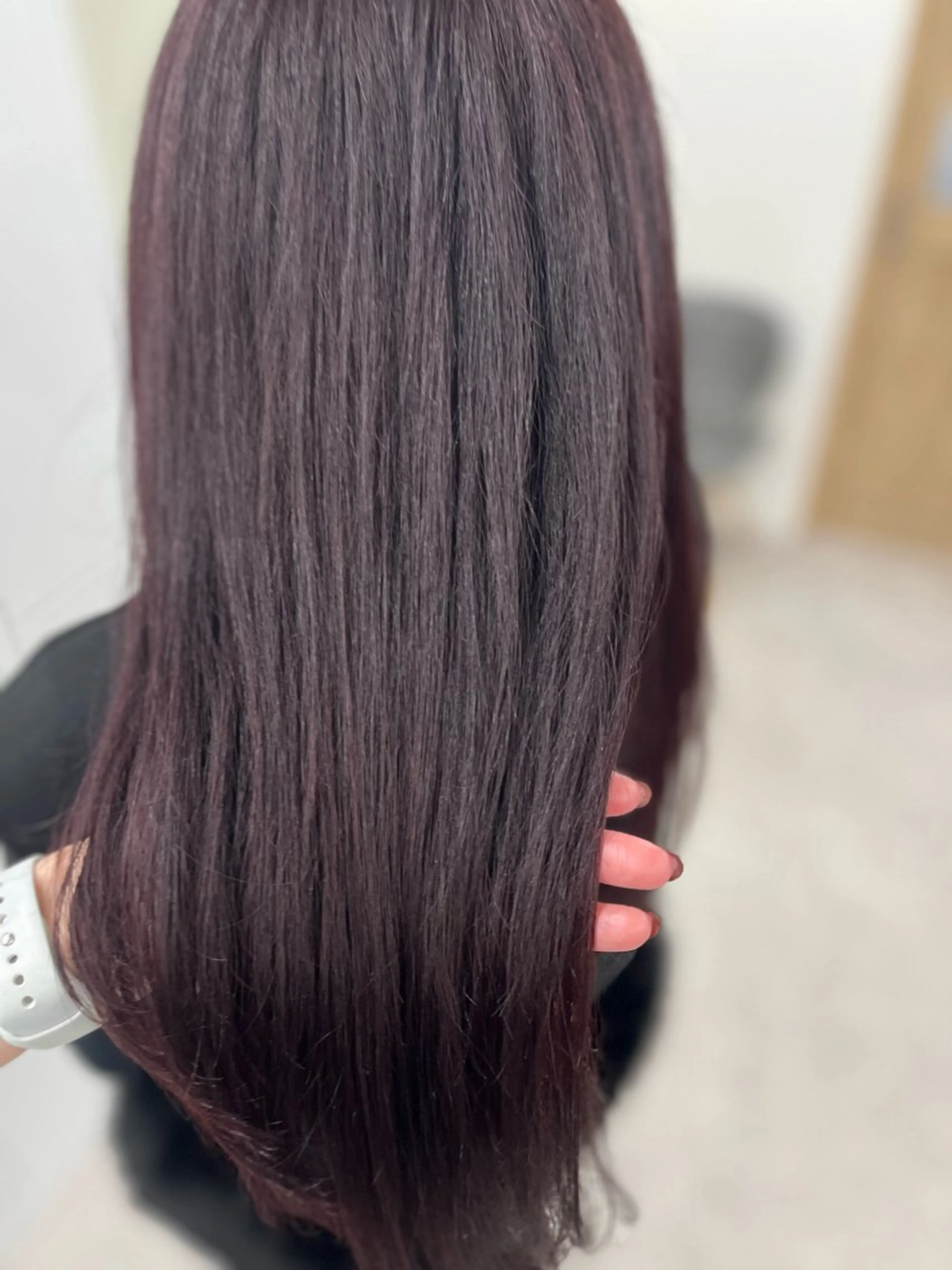 ロング カラー レッドカラー 🫧ぷる艶カラー🫧 Yuubi🦩のヘアスタイル