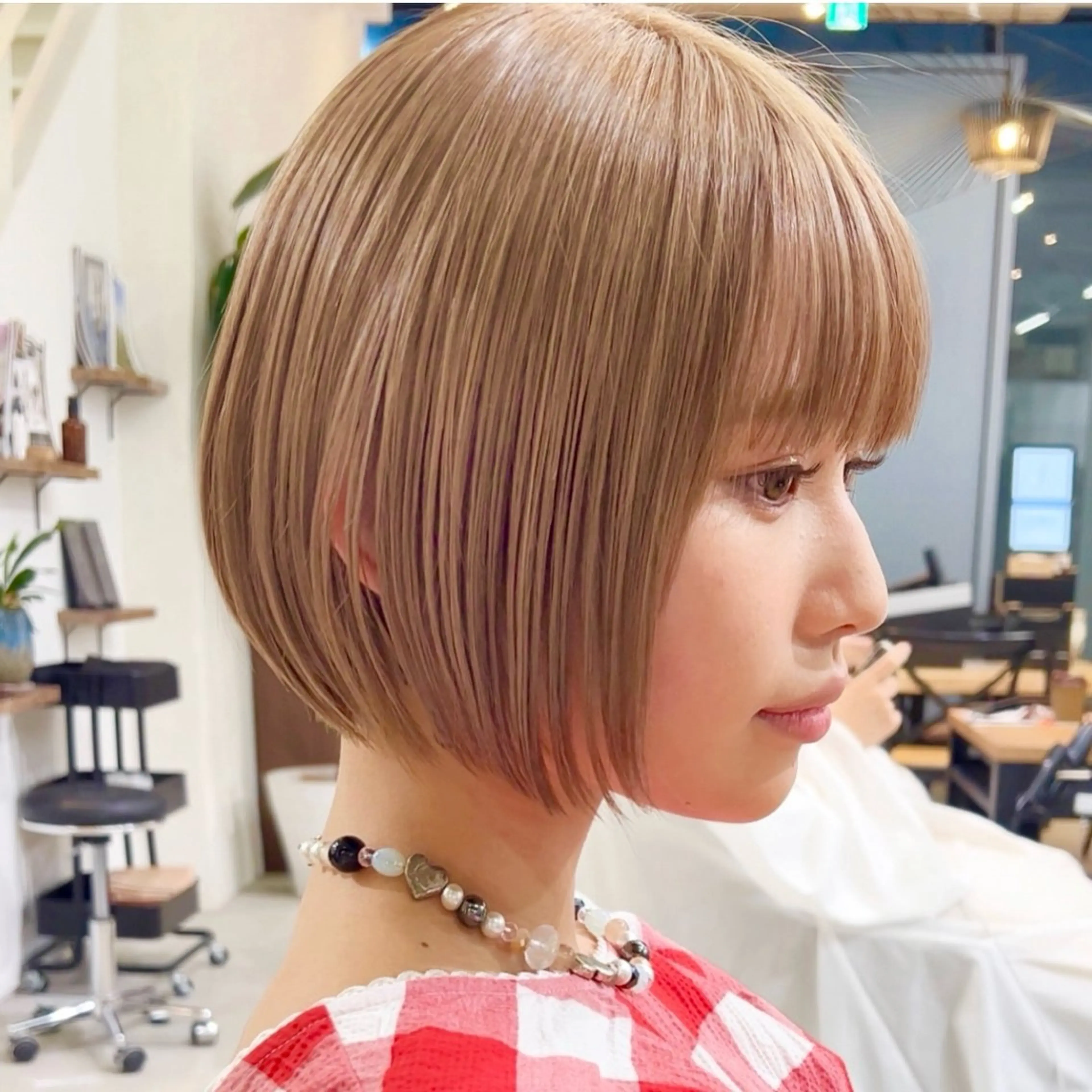 ショート まとまるボブ/縮毛矯 生🌿あおい✨のヘアスタイル