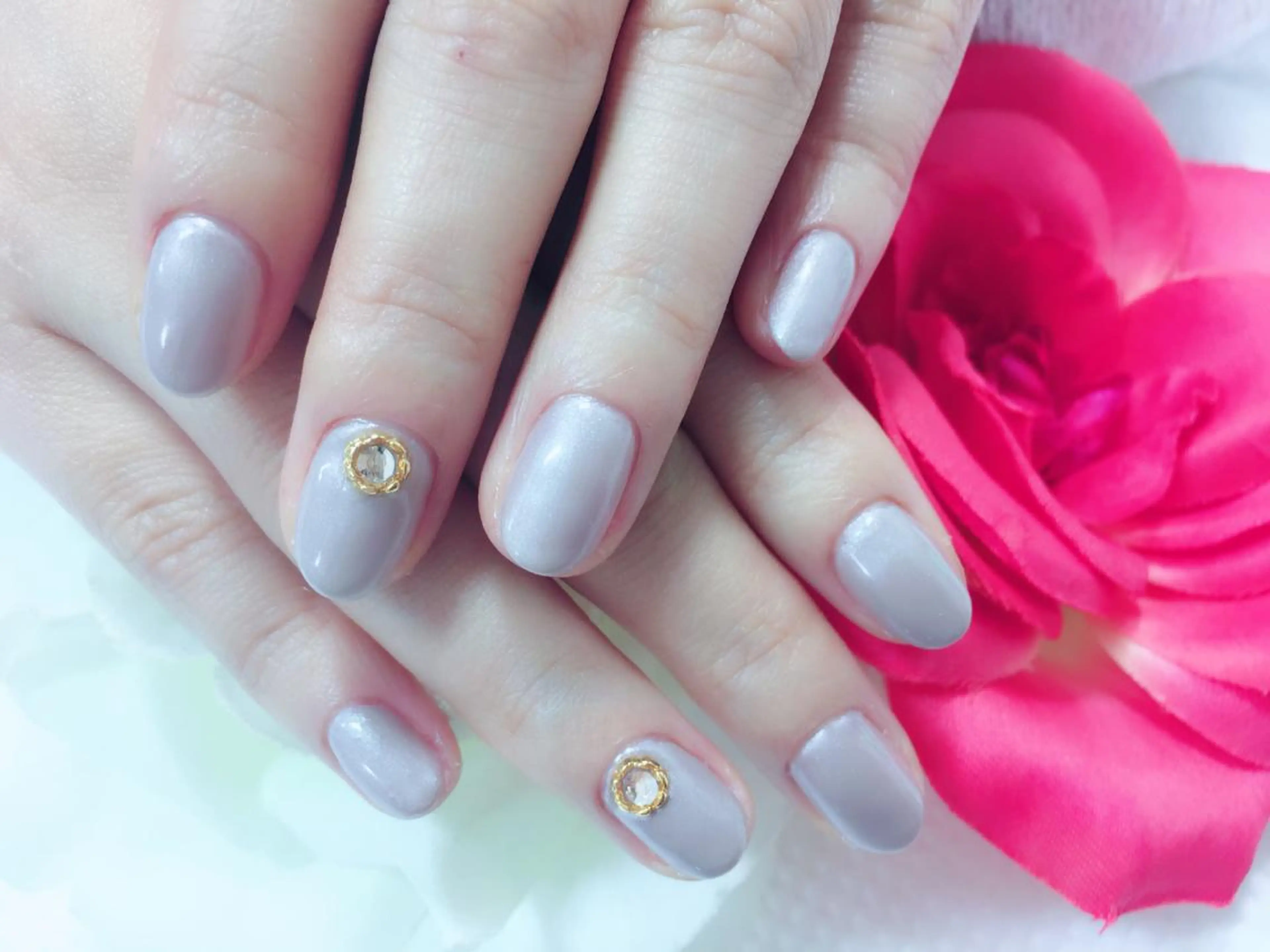 ネイル ワンカラーネイル 隠れ家一戸建て金町 HIROMI 葛飾区のネイルデザイン