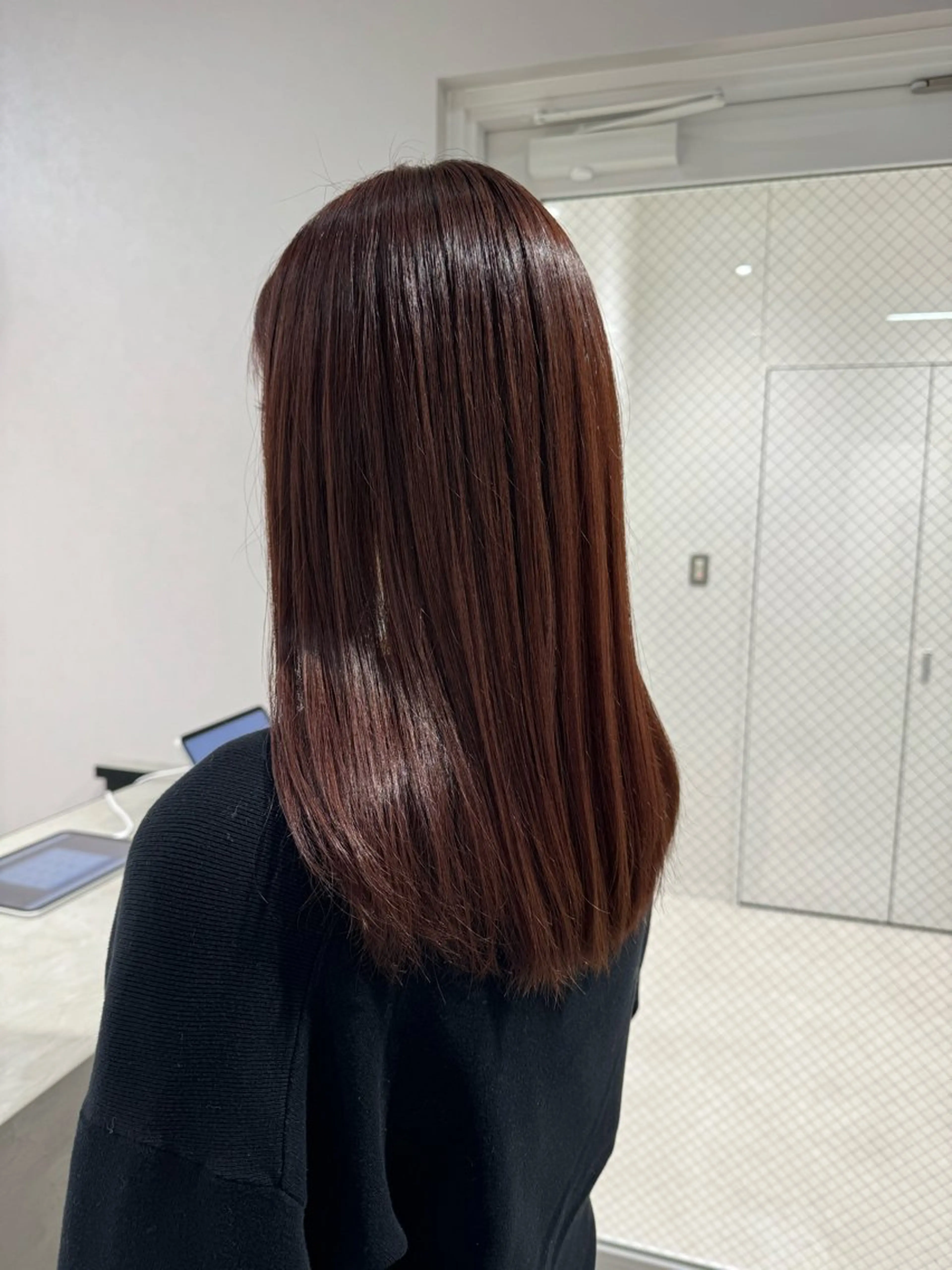 セミロング 透明感カラー✴︎ SAYAKAのヘアスタイル