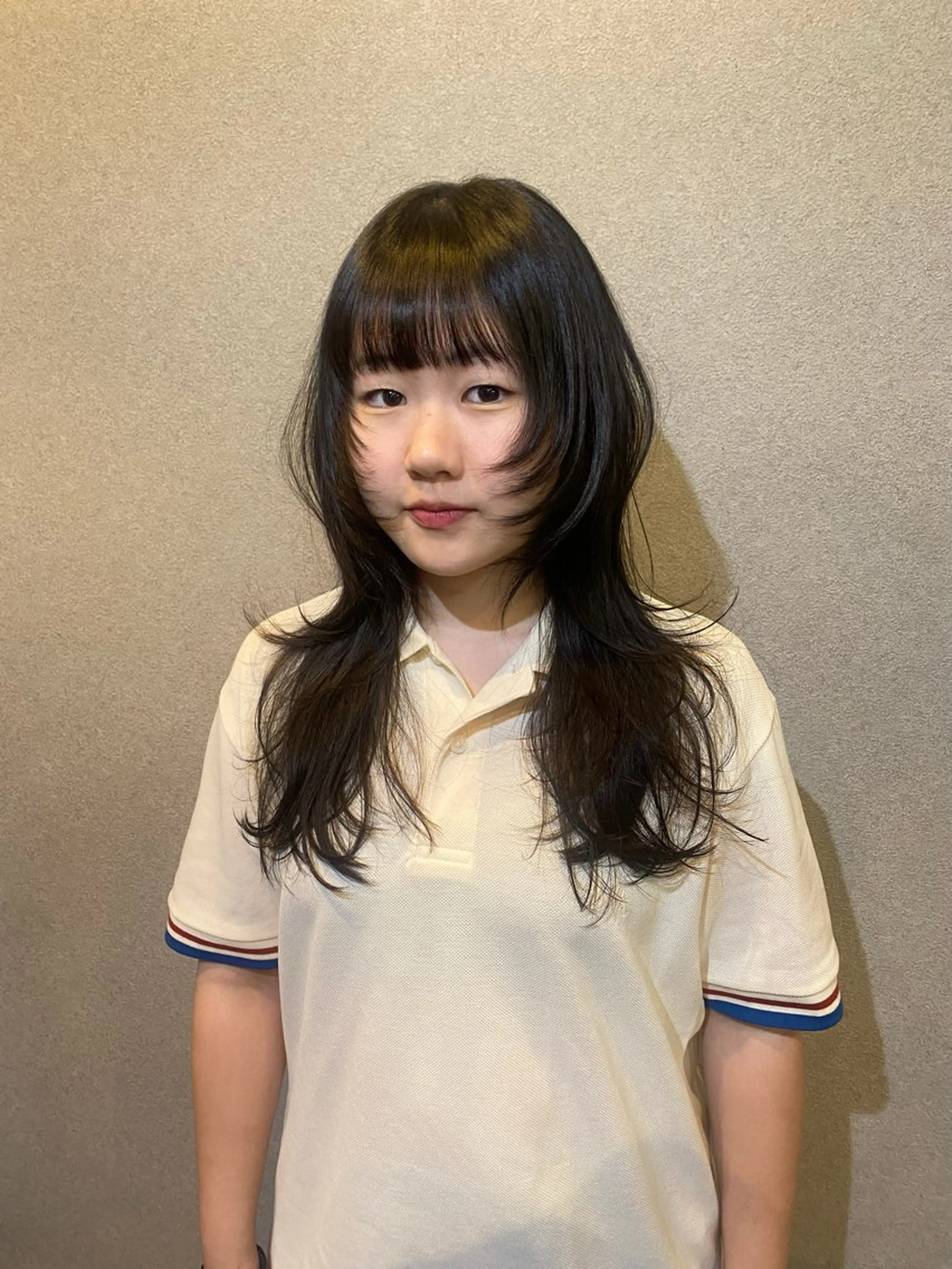 ロング ヘアアレンジ ハッシュカット レイヤーカット カット 🎀レイヤーカット/ 艶カラー/ﾕｶ🎀のヘアスタイル