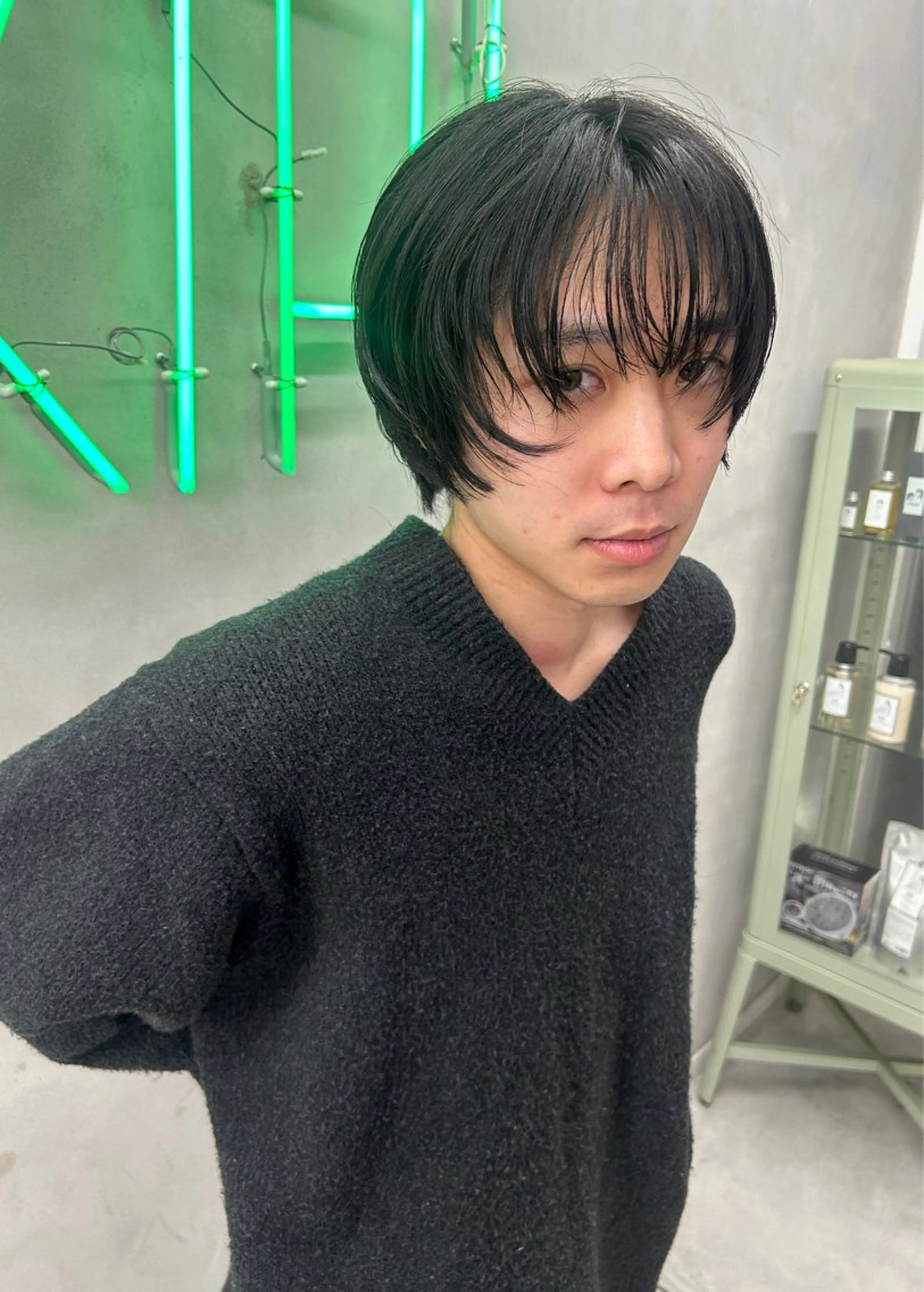 ショート メンズ 伸ばしかけ 中津 /kipi アカネのヘアスタイル