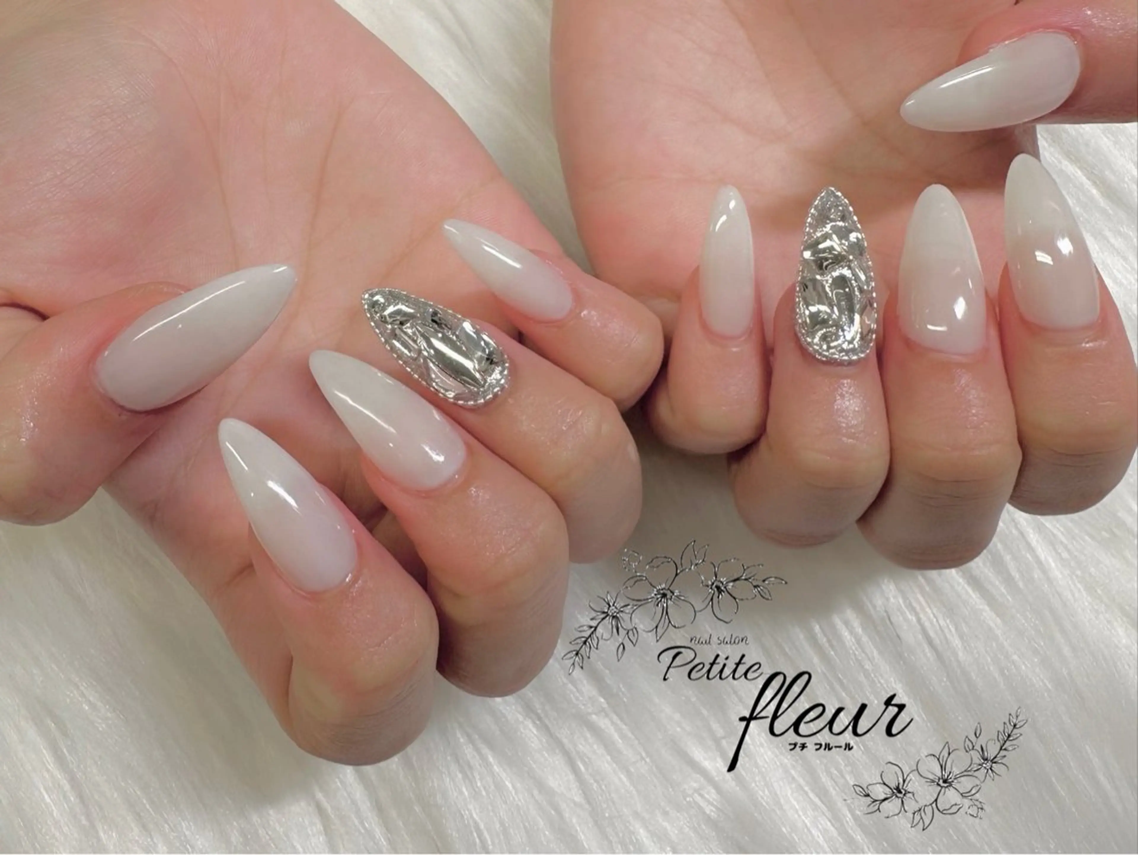ネイル ワンカラーネイル ❁⃘*。Petite fleur❁⃘*りさのネイルデザイン