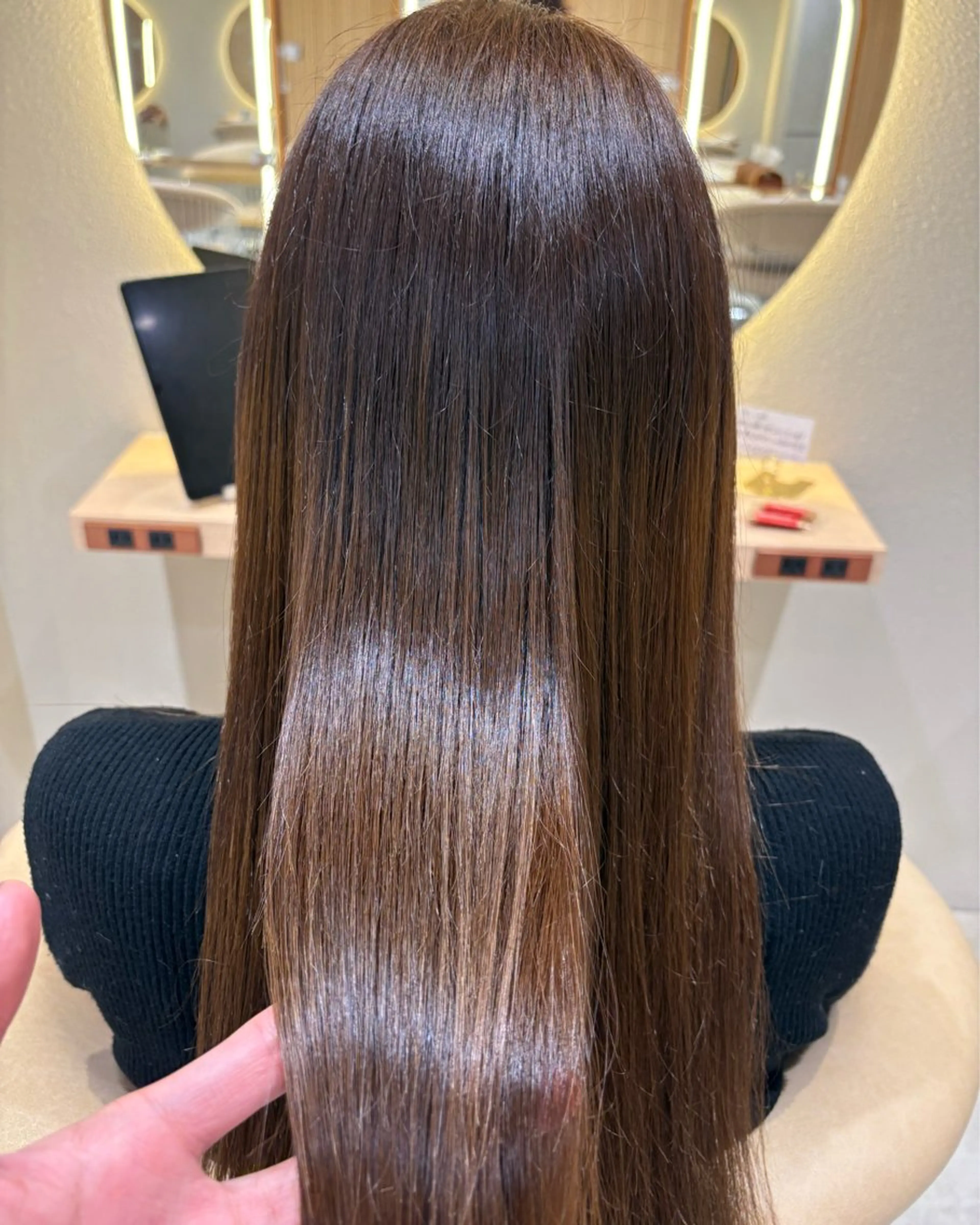 ミディアム 井上 一青のヘアスタイル