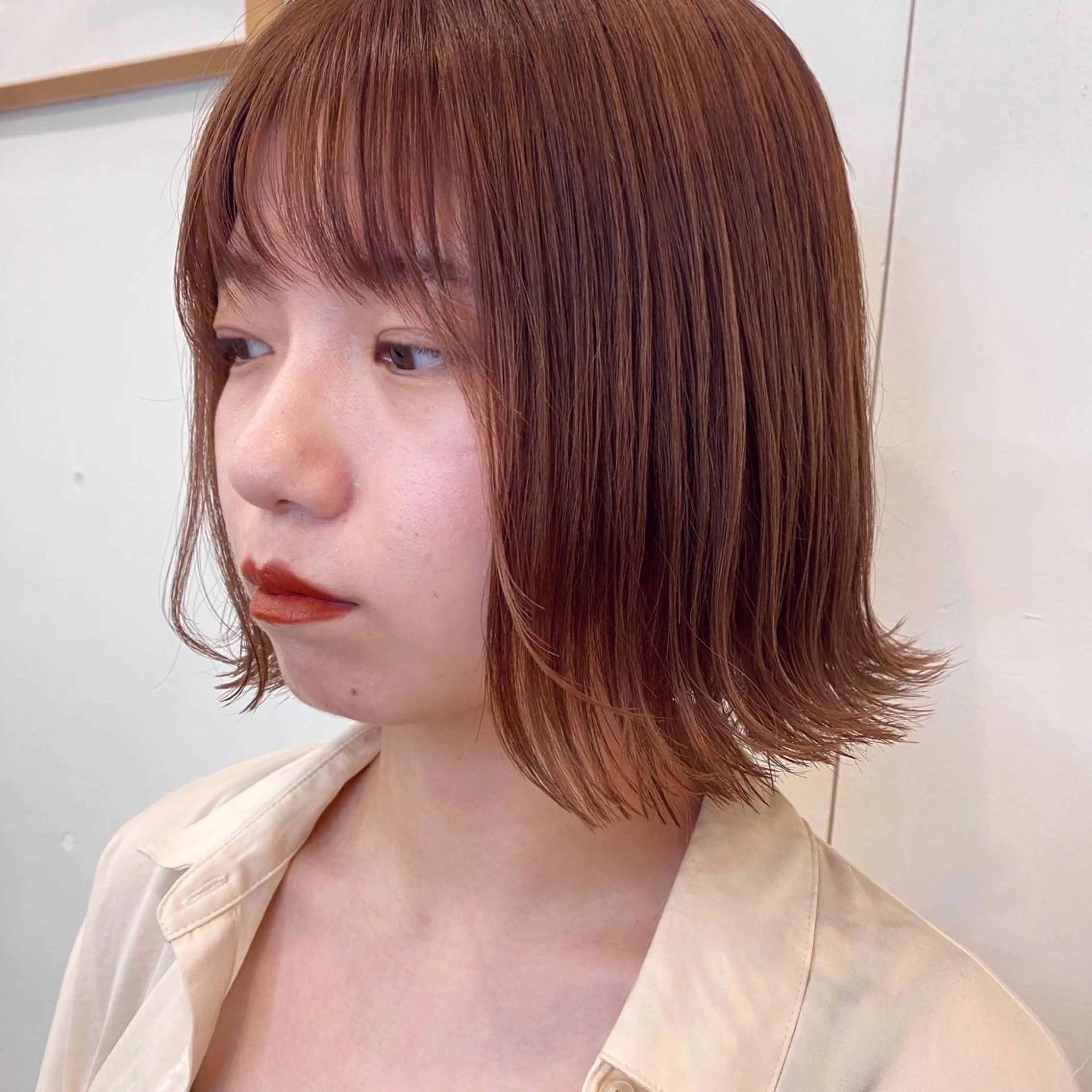 ショート カラー 🪭risa 暖色/レイヤー🪭のヘアスタイル