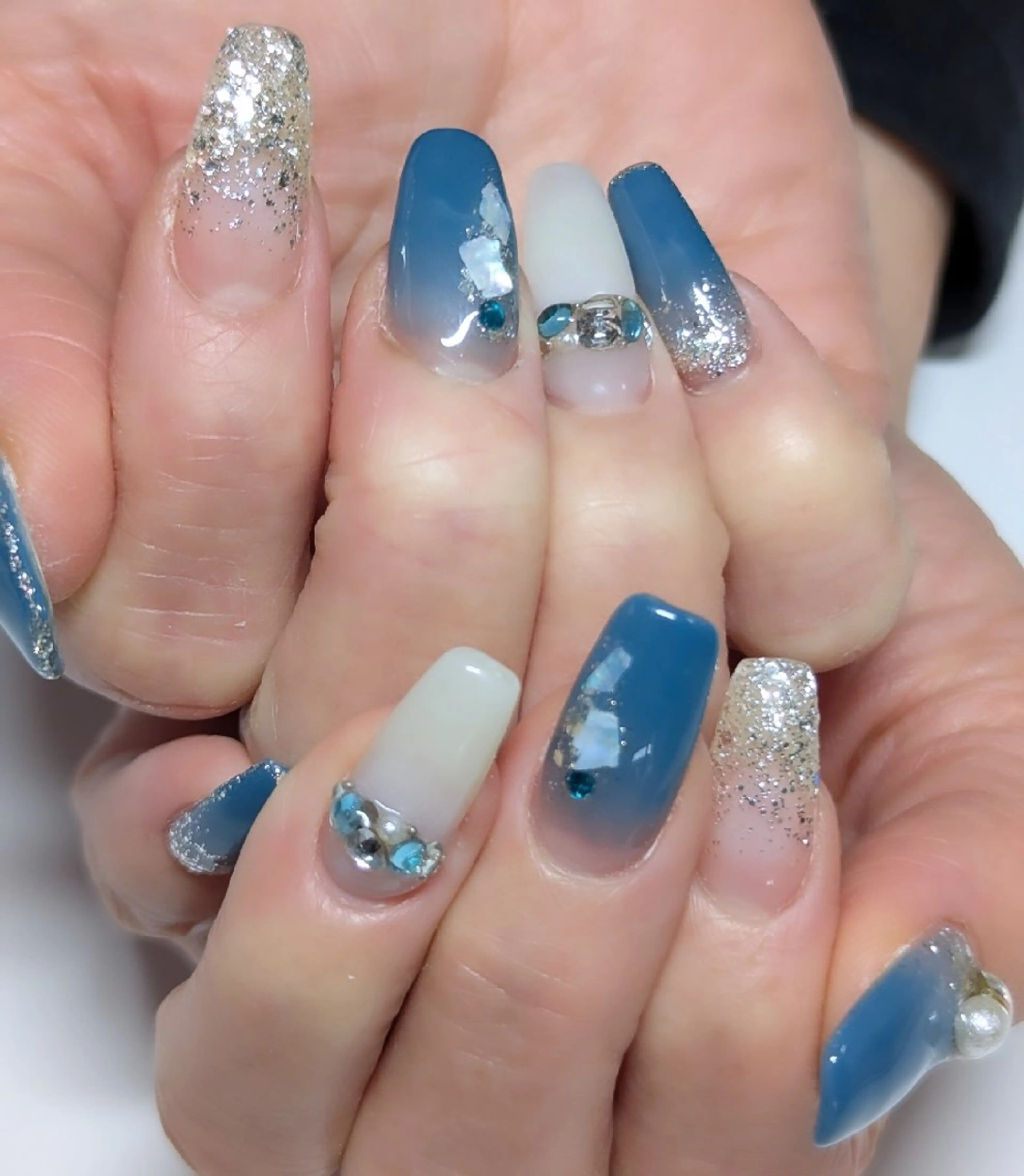 ネイル 長さ出し ハンドネイル ☆ KANON☆のネイルデザイン