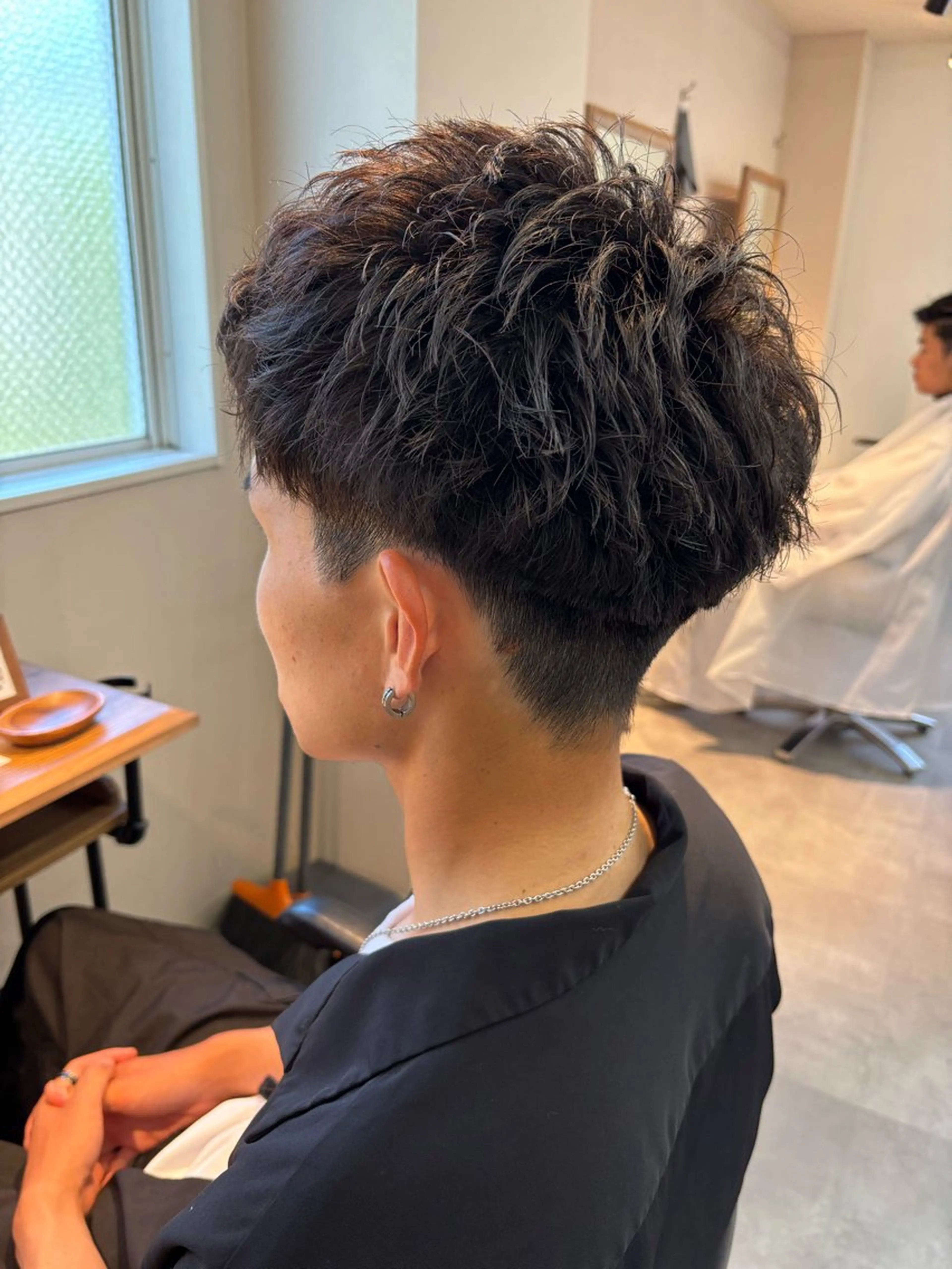 メンズ メンズショート カット 保立/フェザーパーマ /メンズカット千葉のヘアスタイル