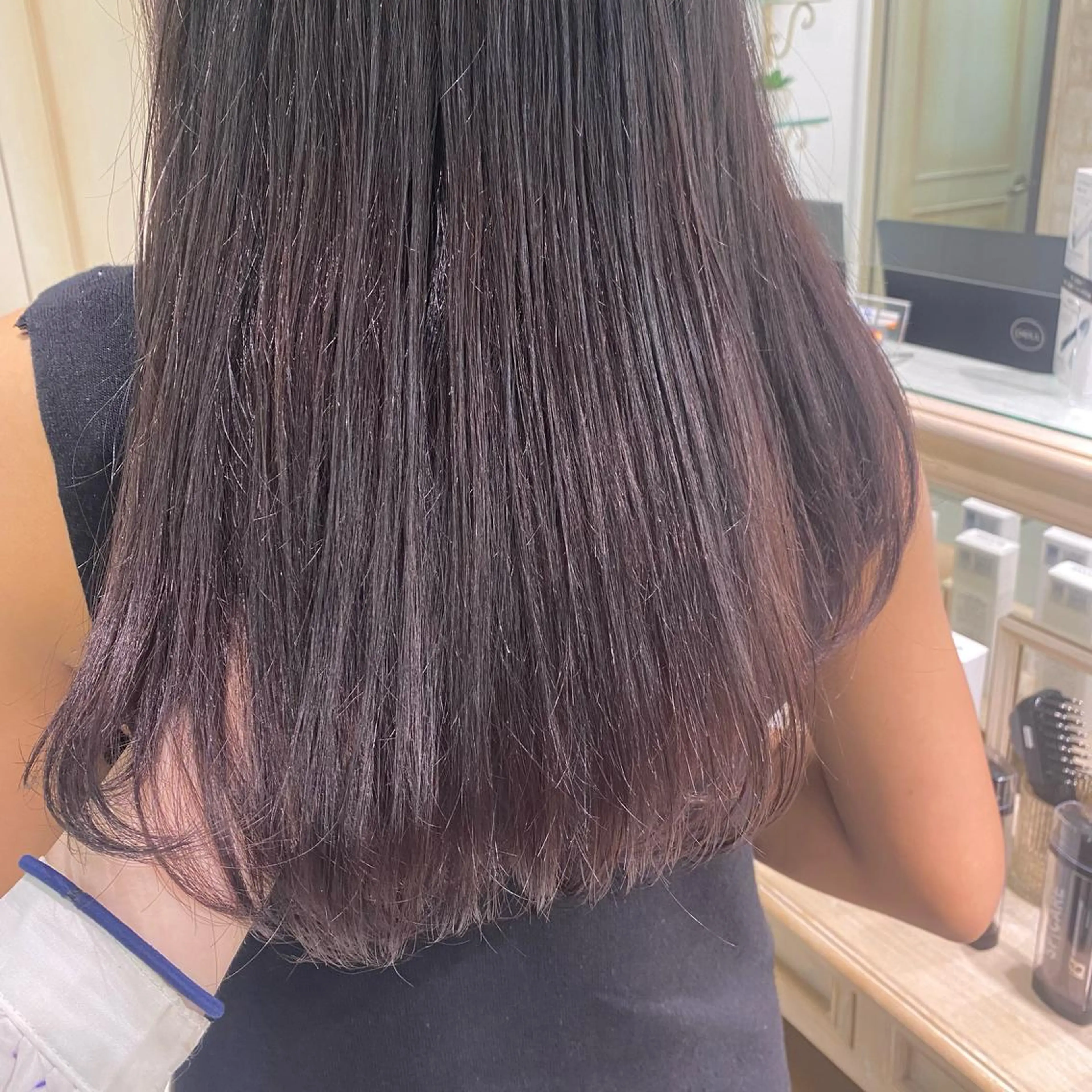 ロング カラー ヘアアレンジ 透明感カラー 古山 結季🌙🖤のヘアスタイル