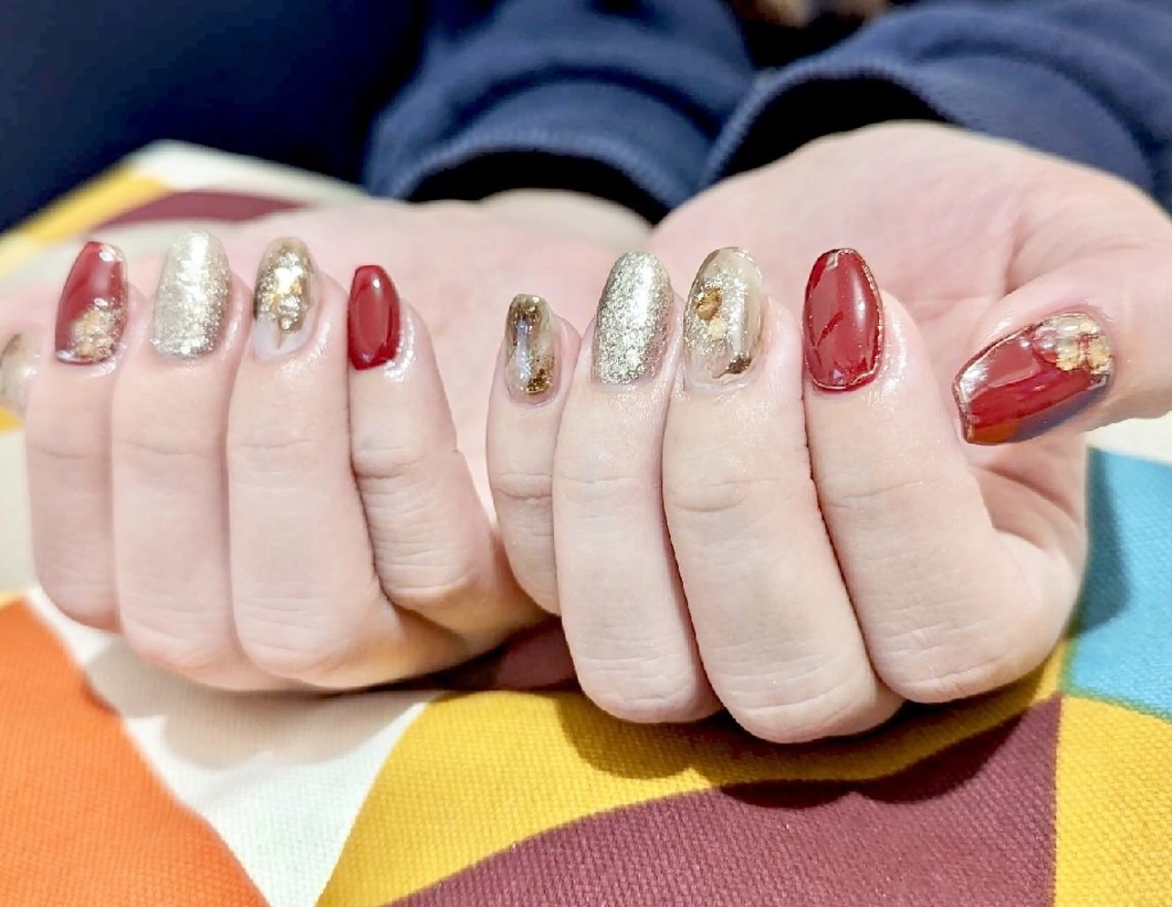 ネイル 持ち込み VIBLISS福岡店 yurichanのネイルデザイン