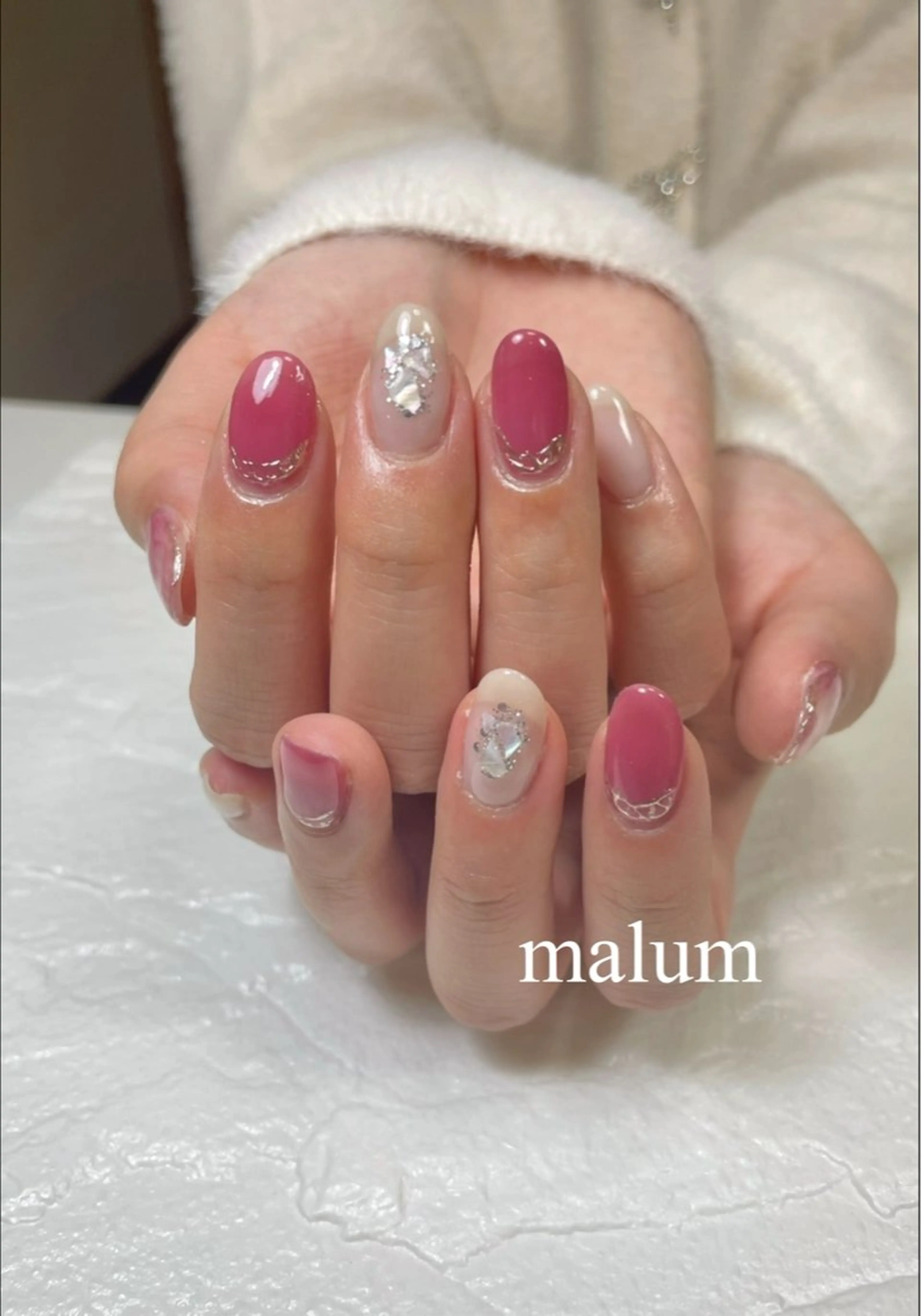 ネイル ハンドネイル malum nailのネイルデザイン
