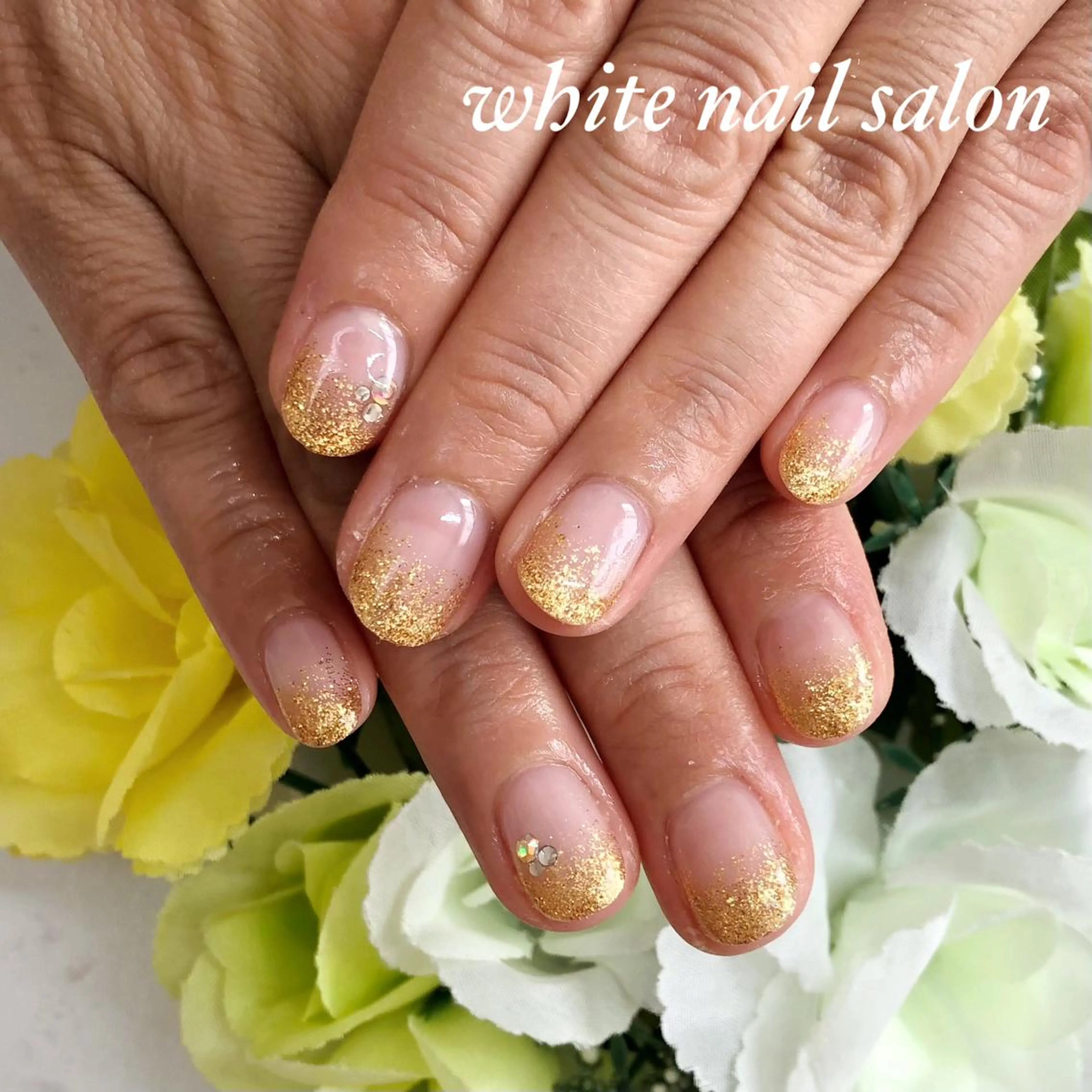 ネイル アートネイル フットネイル フレンチネイル ジェルネイル ハードジェル white nail salonのネイルデザイン