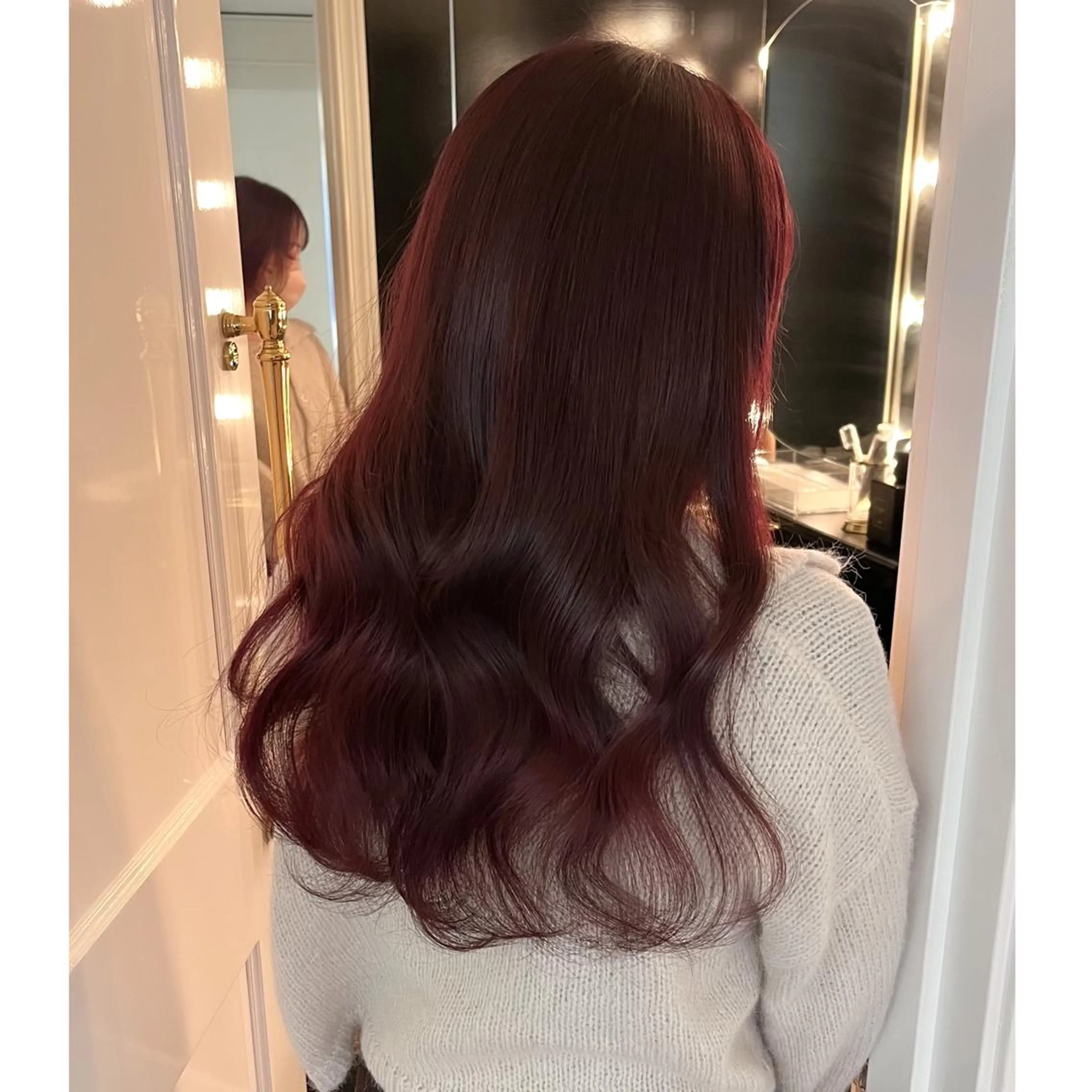 ロング カラー ブリーチ ヘアカラー miyu /トレンド カラー×艶髪のヘアスタイル