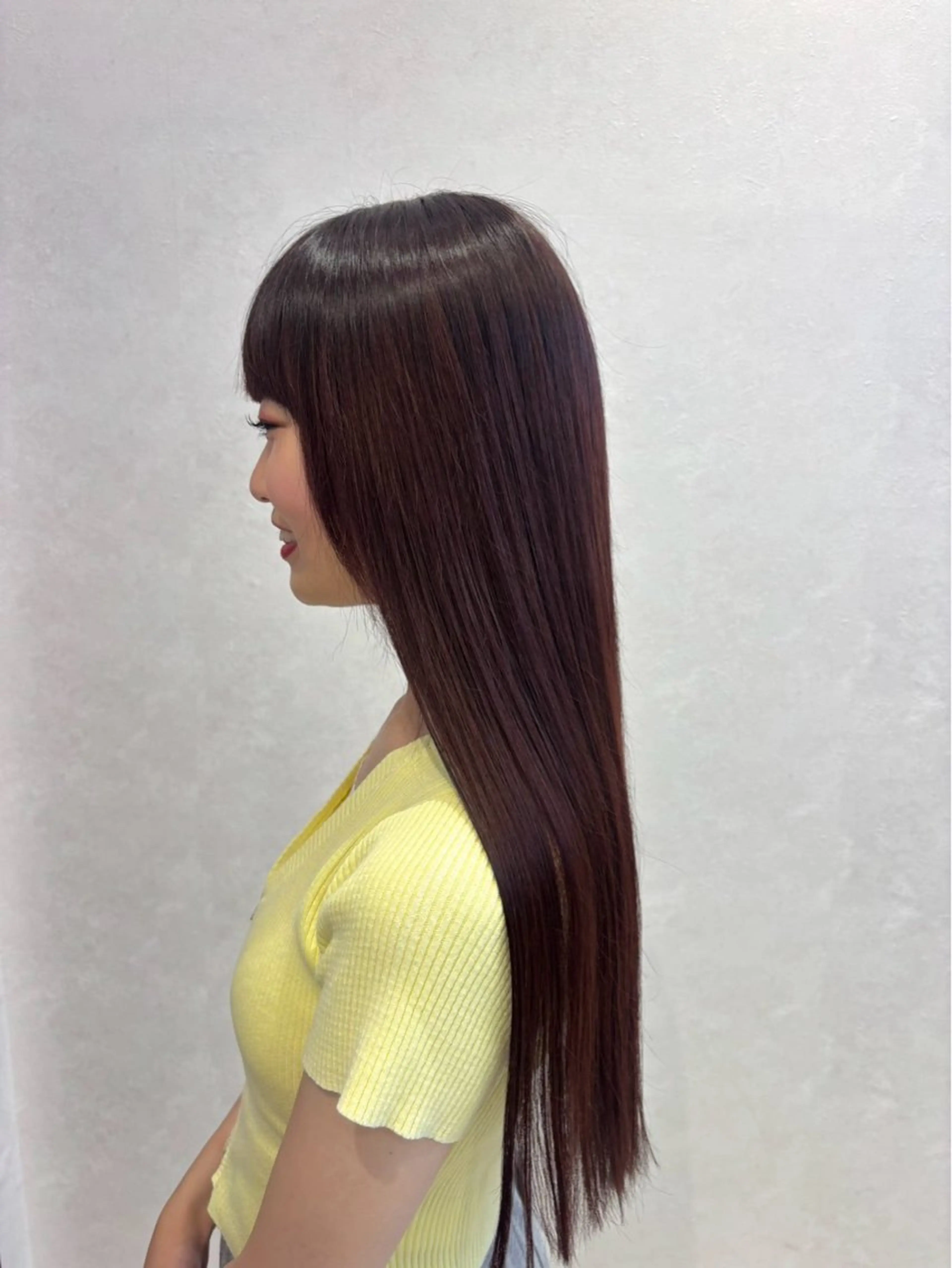 ロング カラー 福冨 由梛のヘアスタイル
