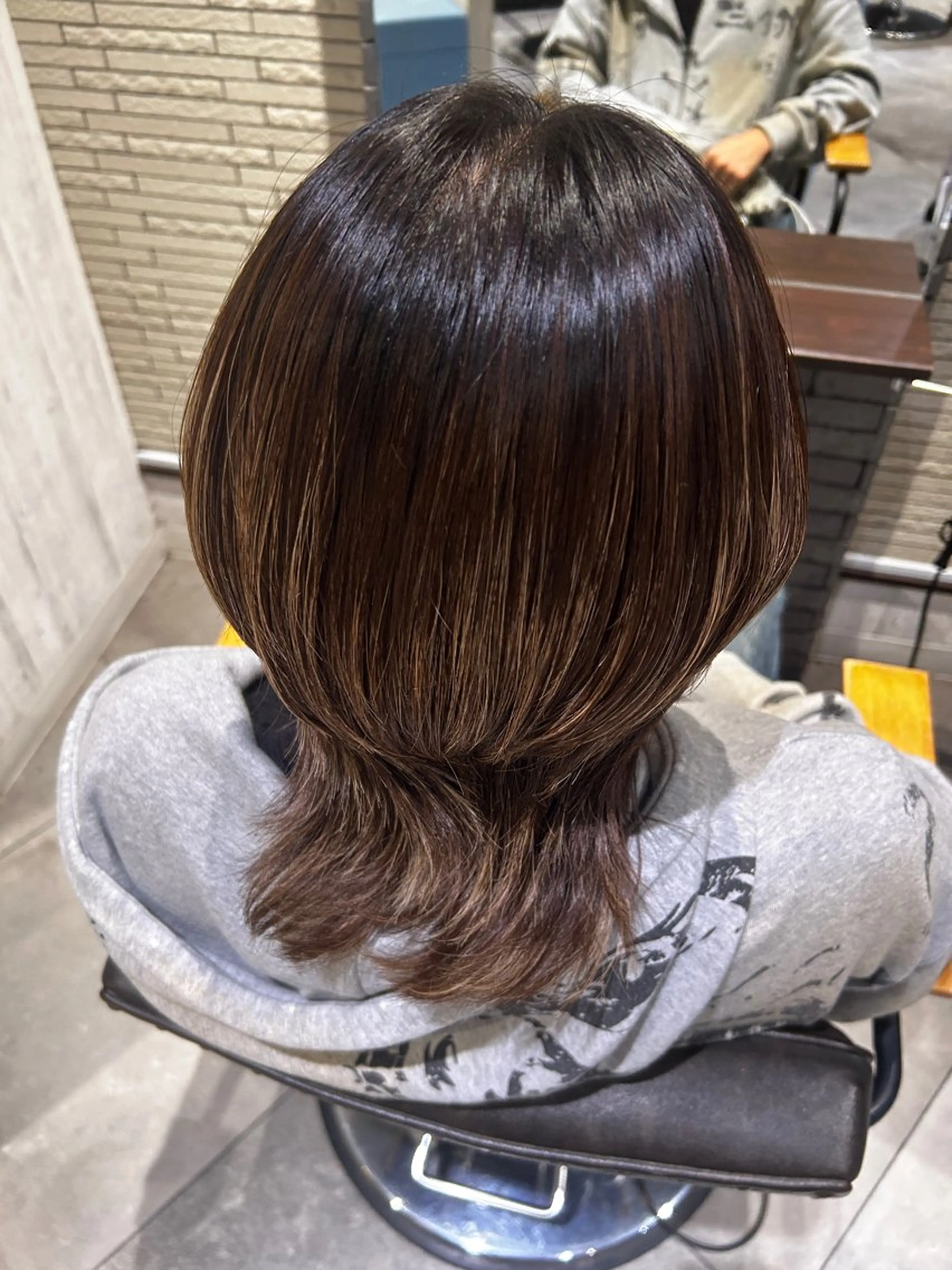 ミディアム メンズ メンズブリーチ トリートメント 三浦 笑美のヘアスタイル