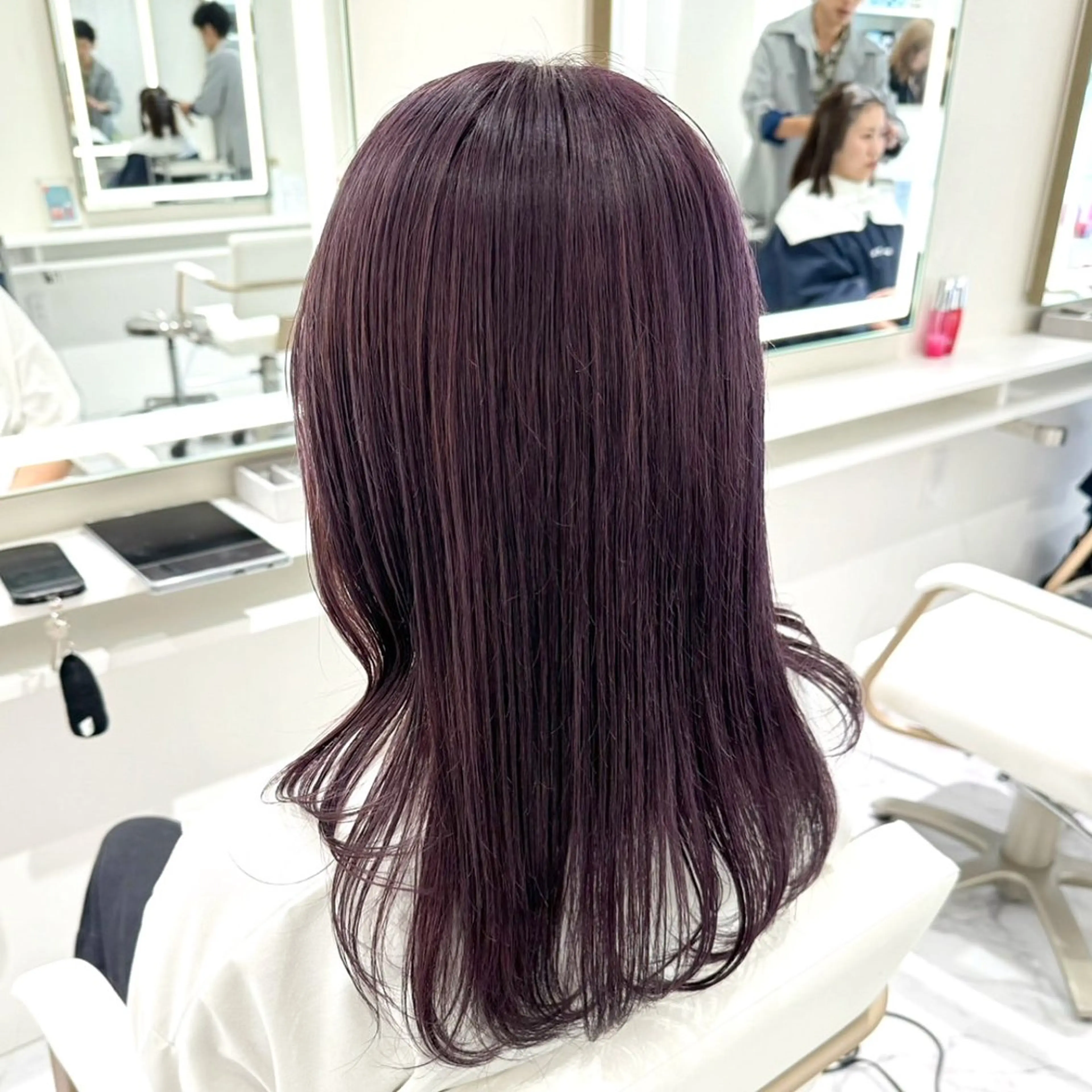 ロング カラー ヘアカラー ParveMix🍀 藤原愛未のヘアスタイル