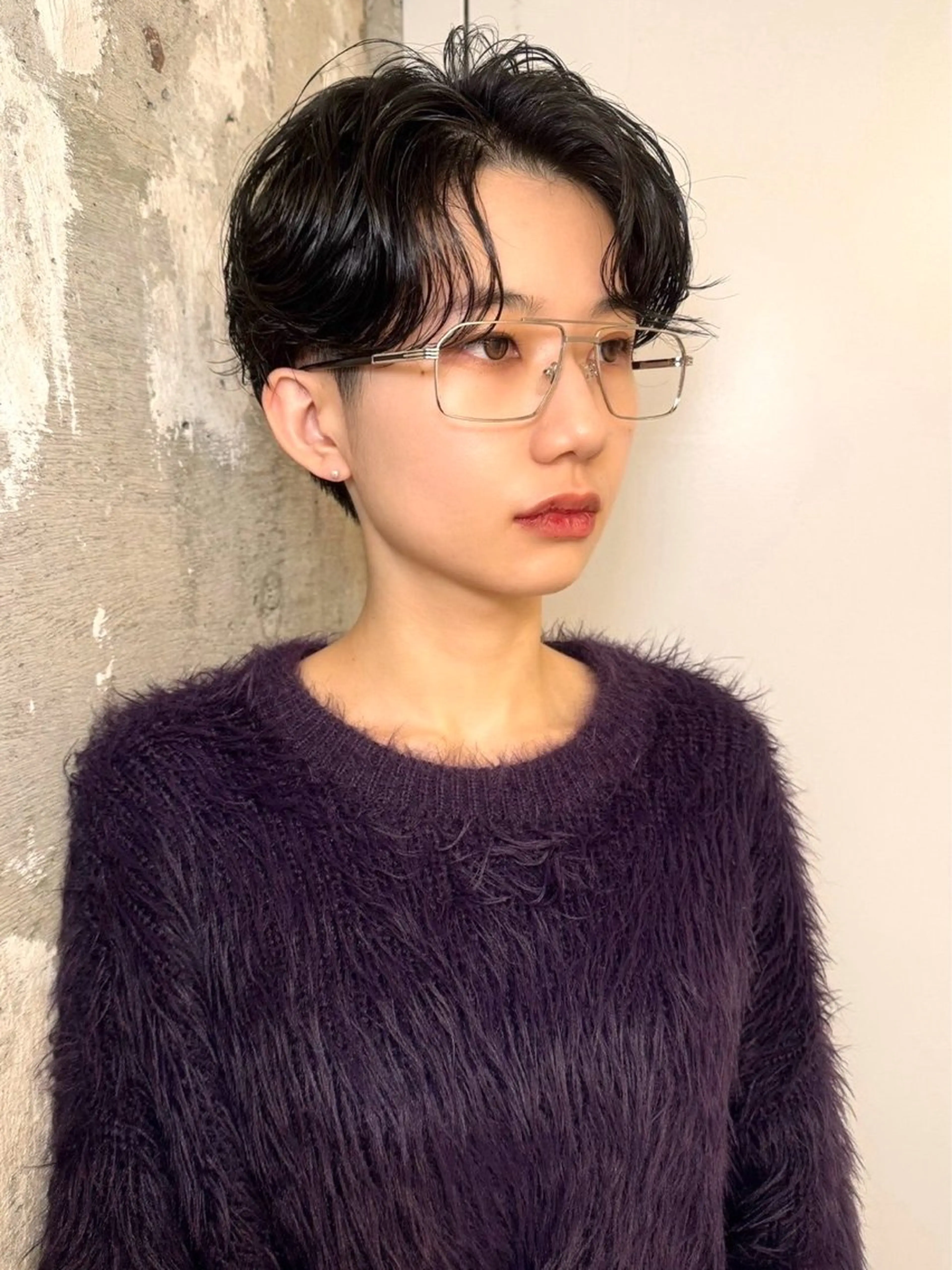 ショート パーマ カット パーマ riria/ボブ /透明感カラー🎀のヘアスタイル